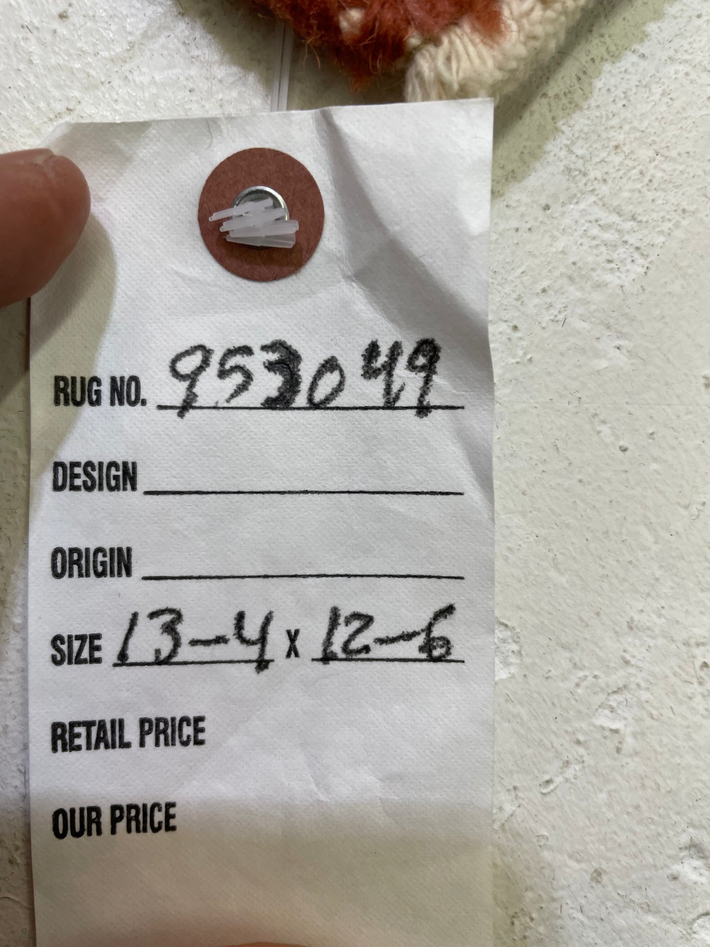 Hand-Knotted Wool Rug Turkish Oushak 12'6" x 13'4"