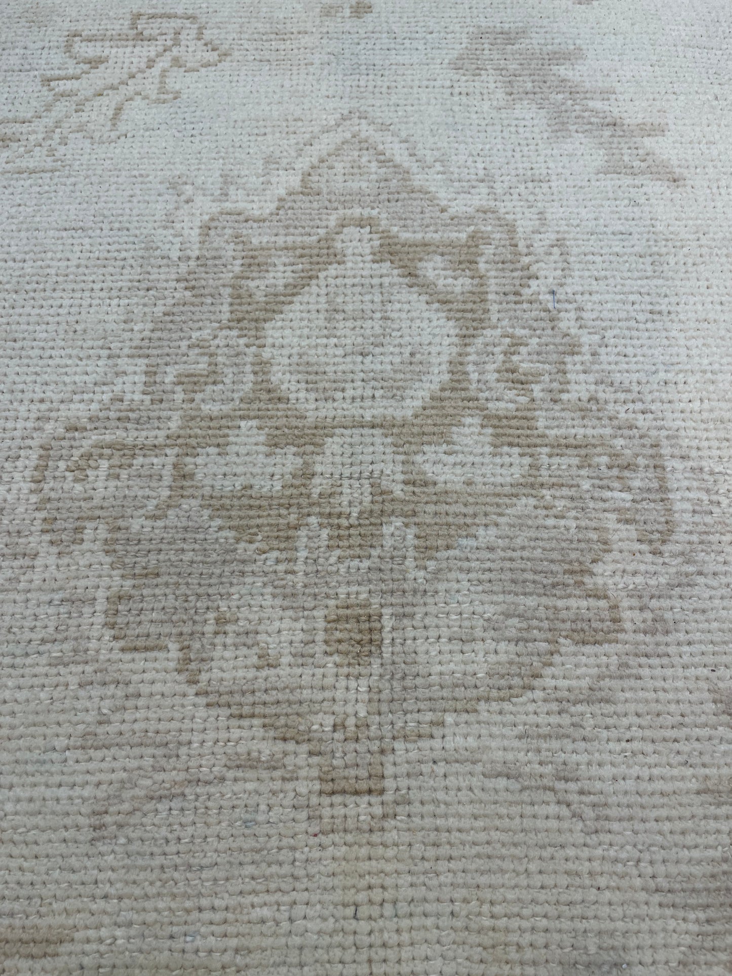 Hand-Knotted Wool Rug Turkish Oushak 10'9" x 12'7"