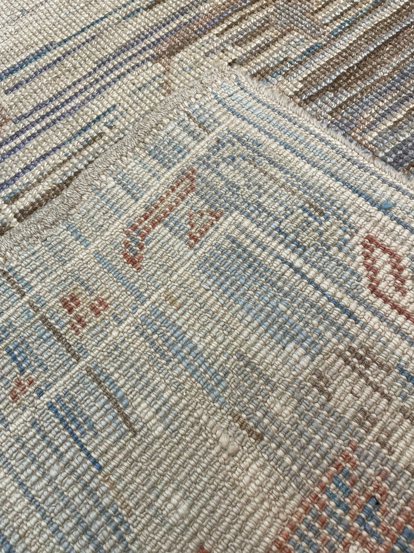 Hand-Knotted Wool Rug Turkish Oushak 10'1" x 14'6"