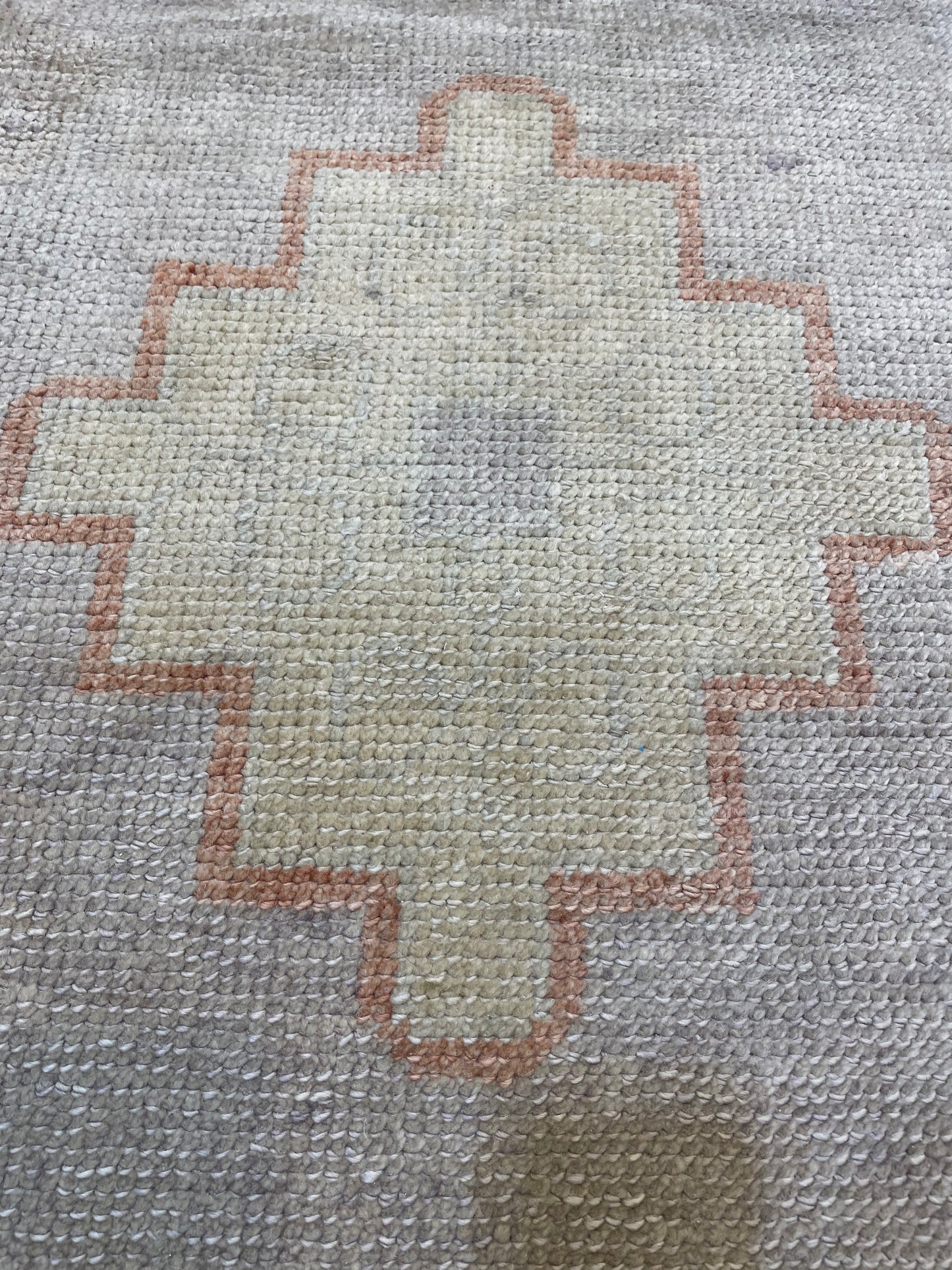 Hand-Knotted Wool Rug Turkish Oushak Square 15'2" x 15'4"