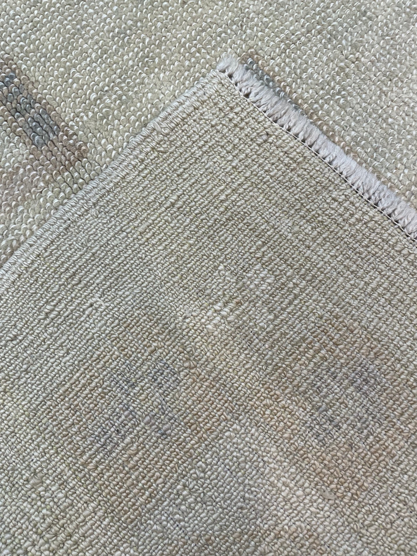 Hand-Knotted Wool Rug Turkish Oushak 13' x 14'4"