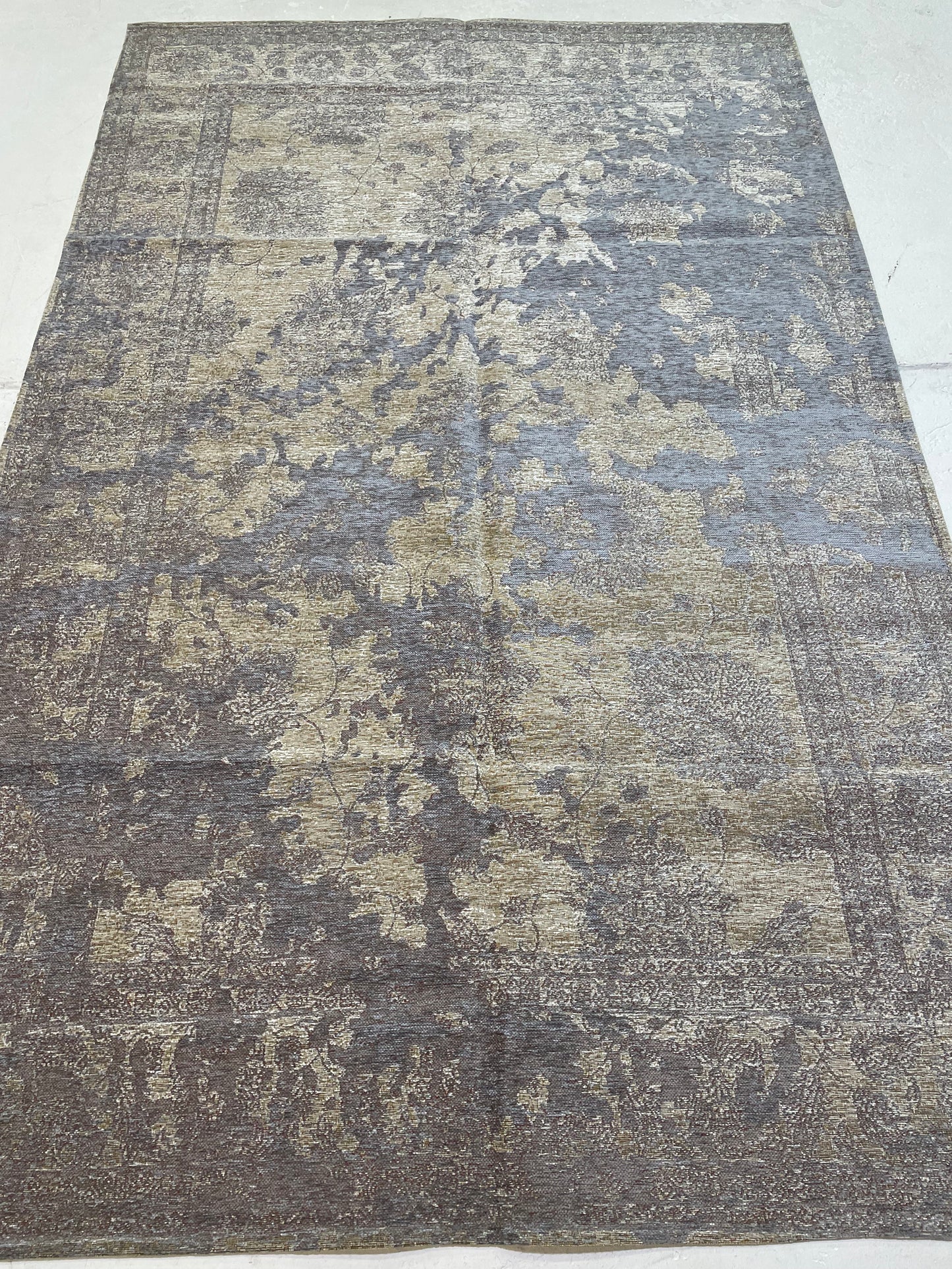 Hand-Knotted Wool Rug Turkish Oushak 5'1" x 7'11"
