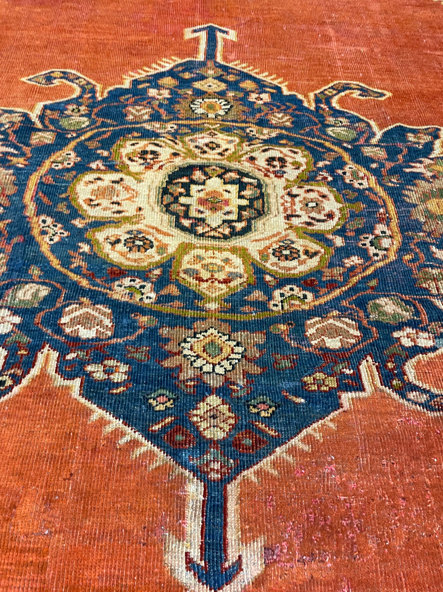 Hand-Knotted Wool Rug Zigler Mahal 8'10" x 10'11"