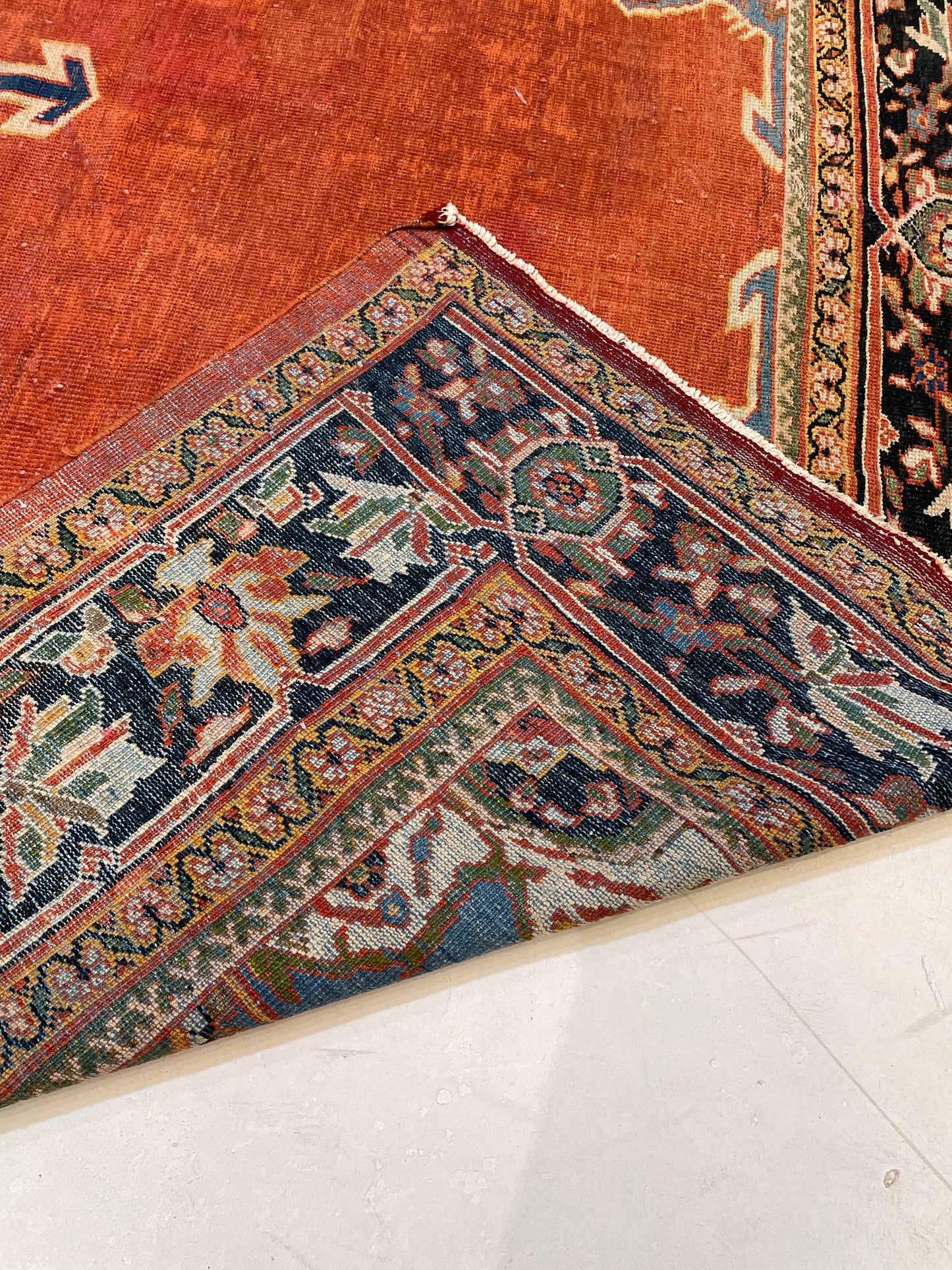 Hand-Knotted Wool Rug Zigler Mahal 8'10" x 10'11"