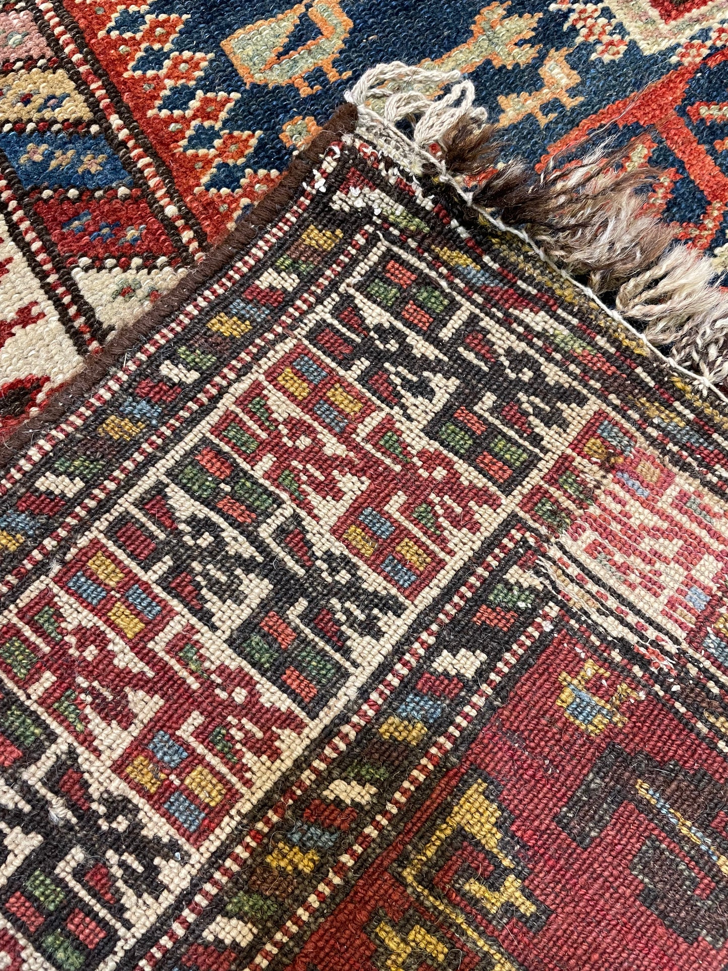 Hand-Knotted Wool Gallery Size Armenian Shirvan 5'10" x 10'7"