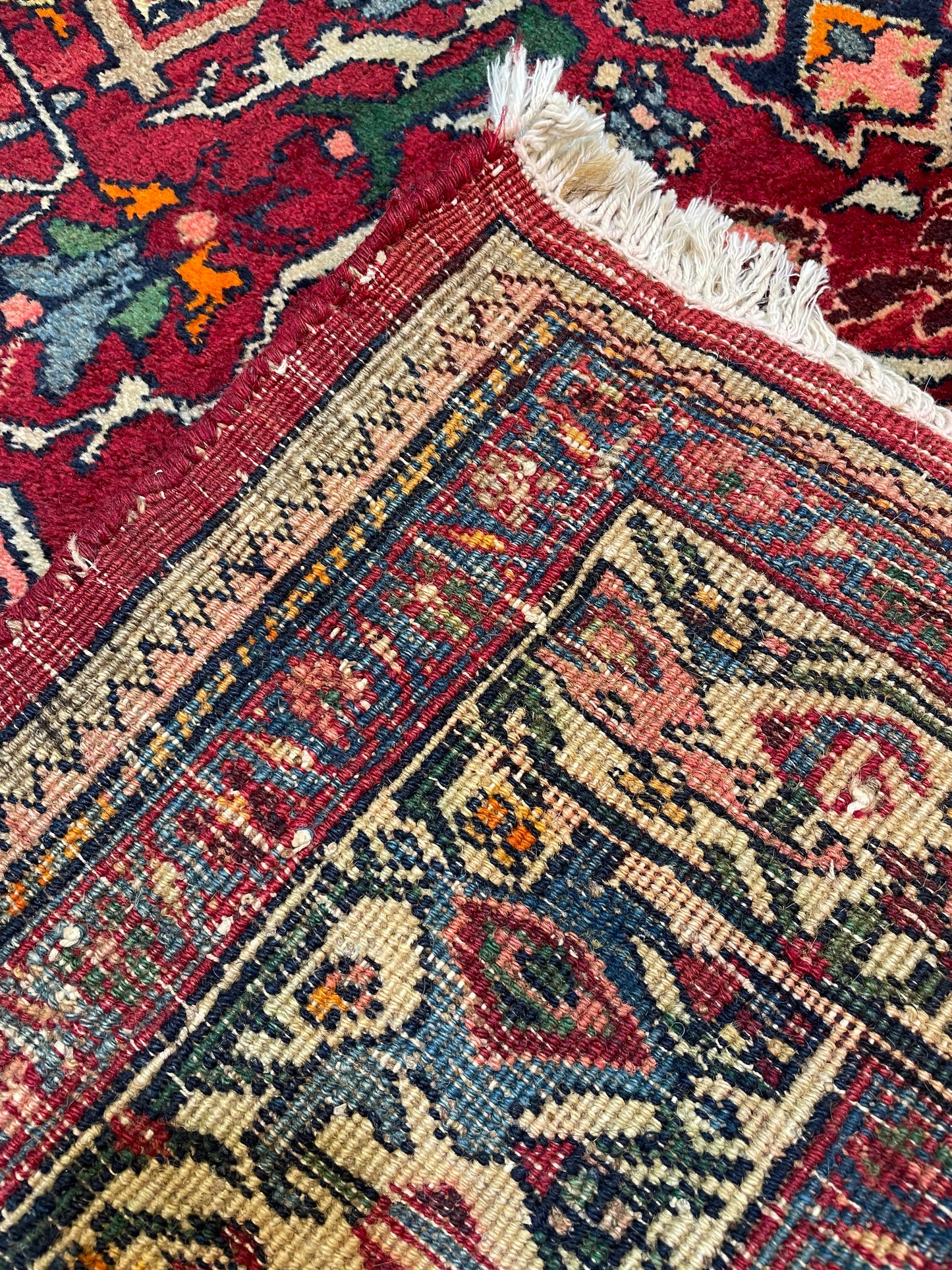 Hand-Knotted Wool Rug Bijar 4'1" x 6'5"