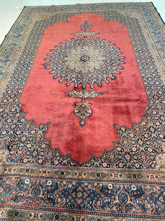 Hand-Knotted Wool Rug Birjand Mood 7'9" x 10'3"