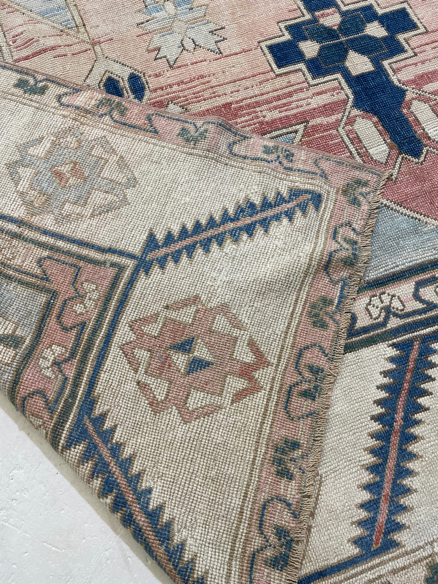 Hand-Knotted Wool Rug Turkish Oushak 9'7" x 12'5"
