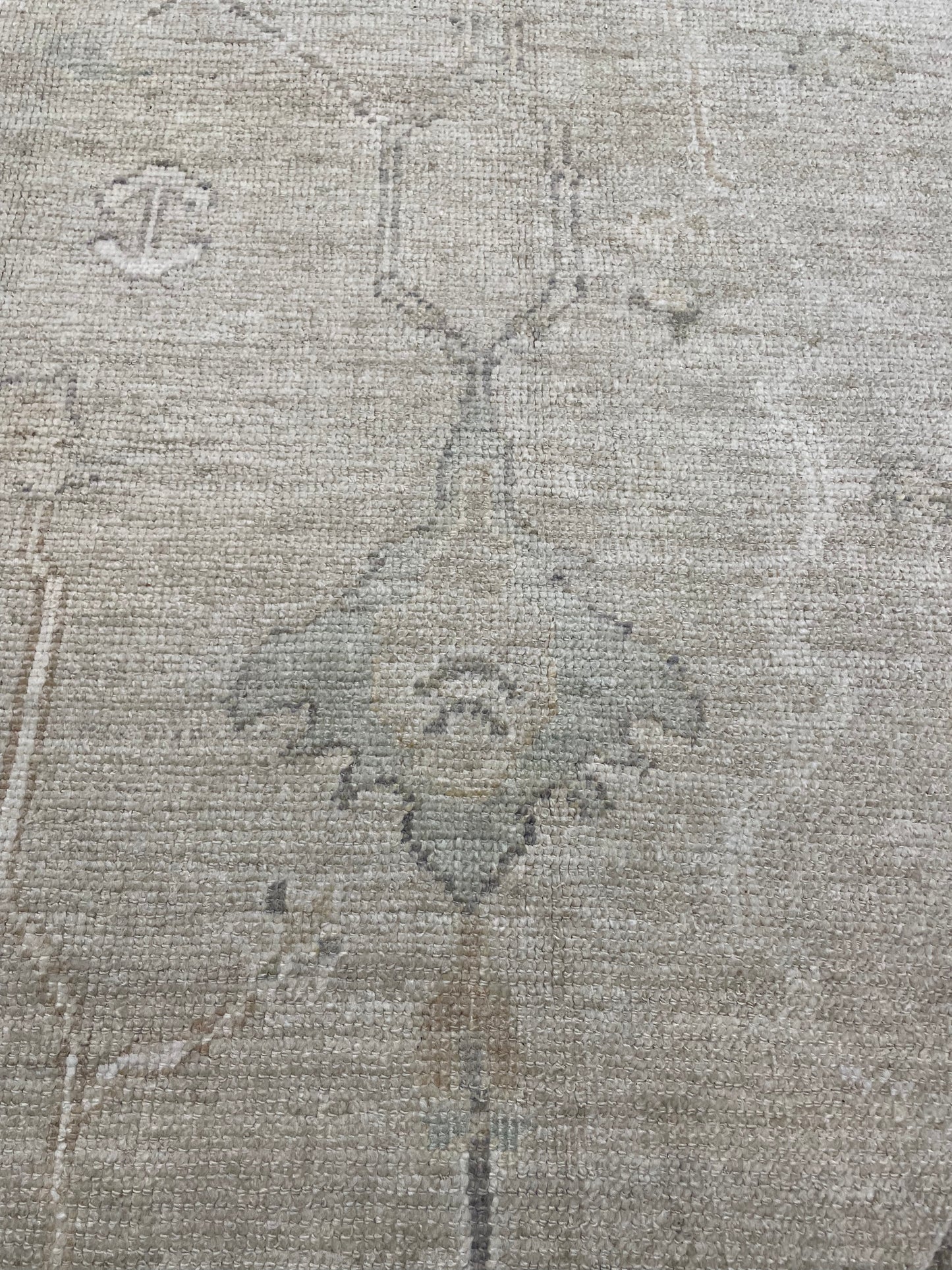 Hand-Knotted Wool Rug Turkish Oushak 8'3" x 10'6"