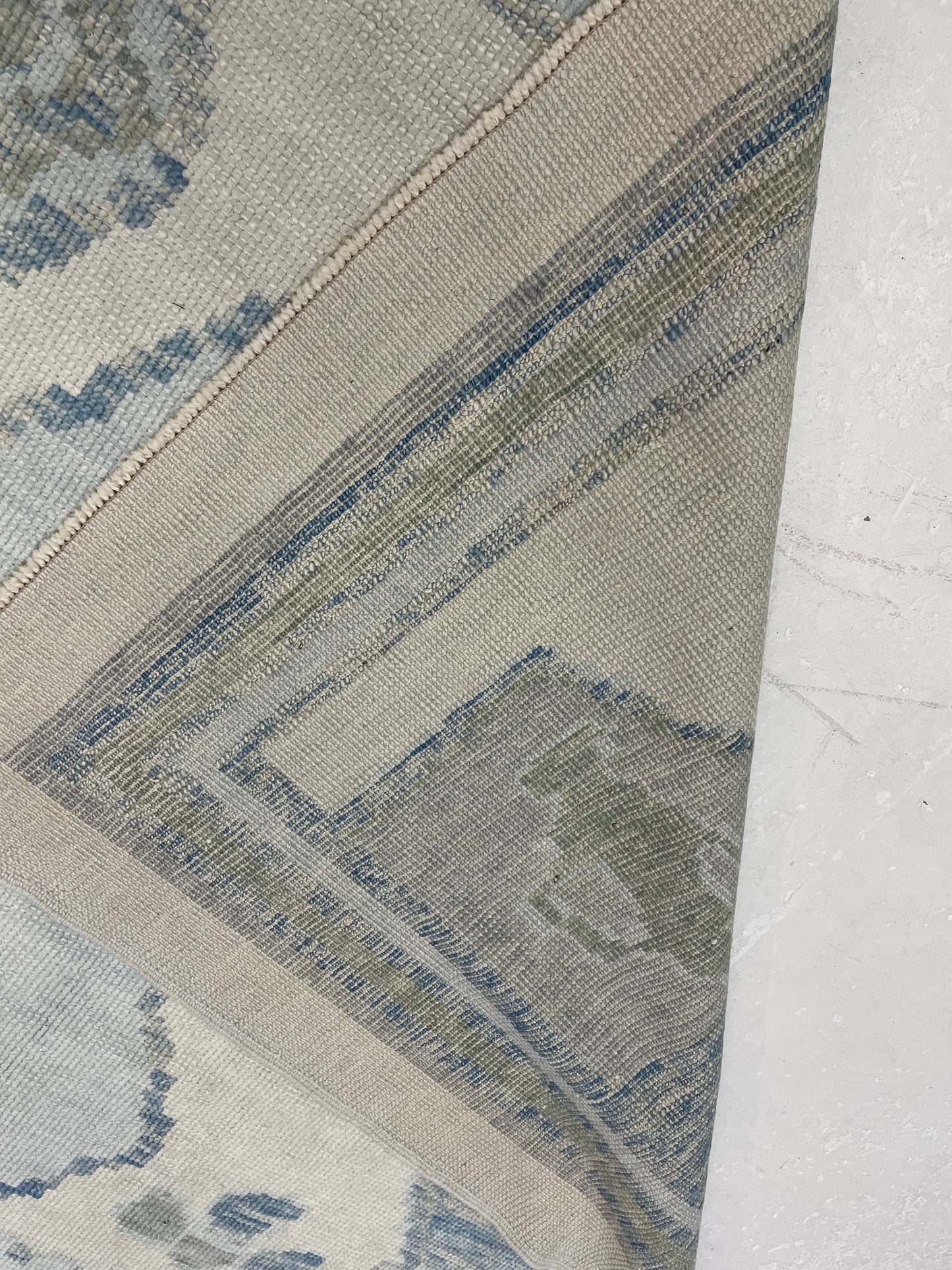 Hand-Knotted Wool Rug Turkish Oushak 8'3" x 10'3"