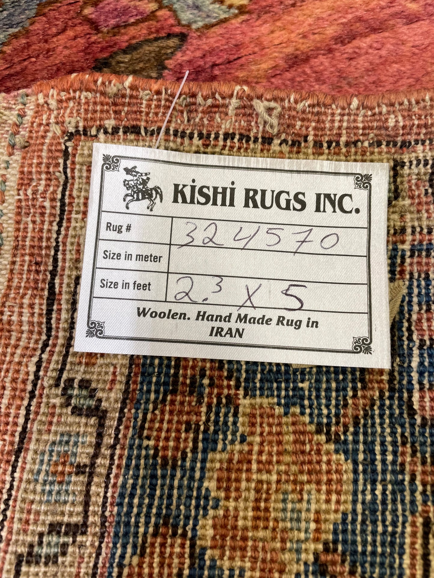 Antique Hand-Knotted Wool Rug Farahan 2'3" x 5'