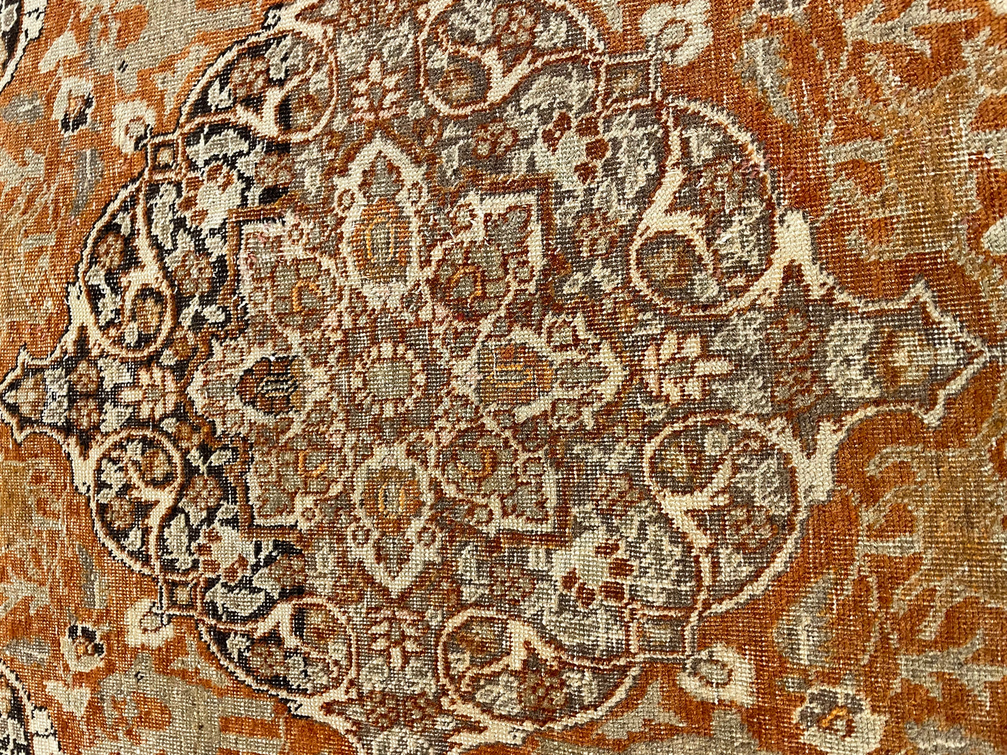 Hand-Knotted Wool Rug Tabriz Haj Jalili 4'1" x 5'7"