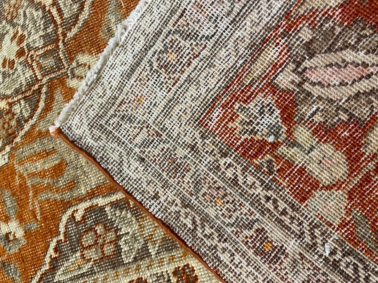 Hand-Knotted Wool Rug Tabriz Haj Jalili 4'1" x 5'7"