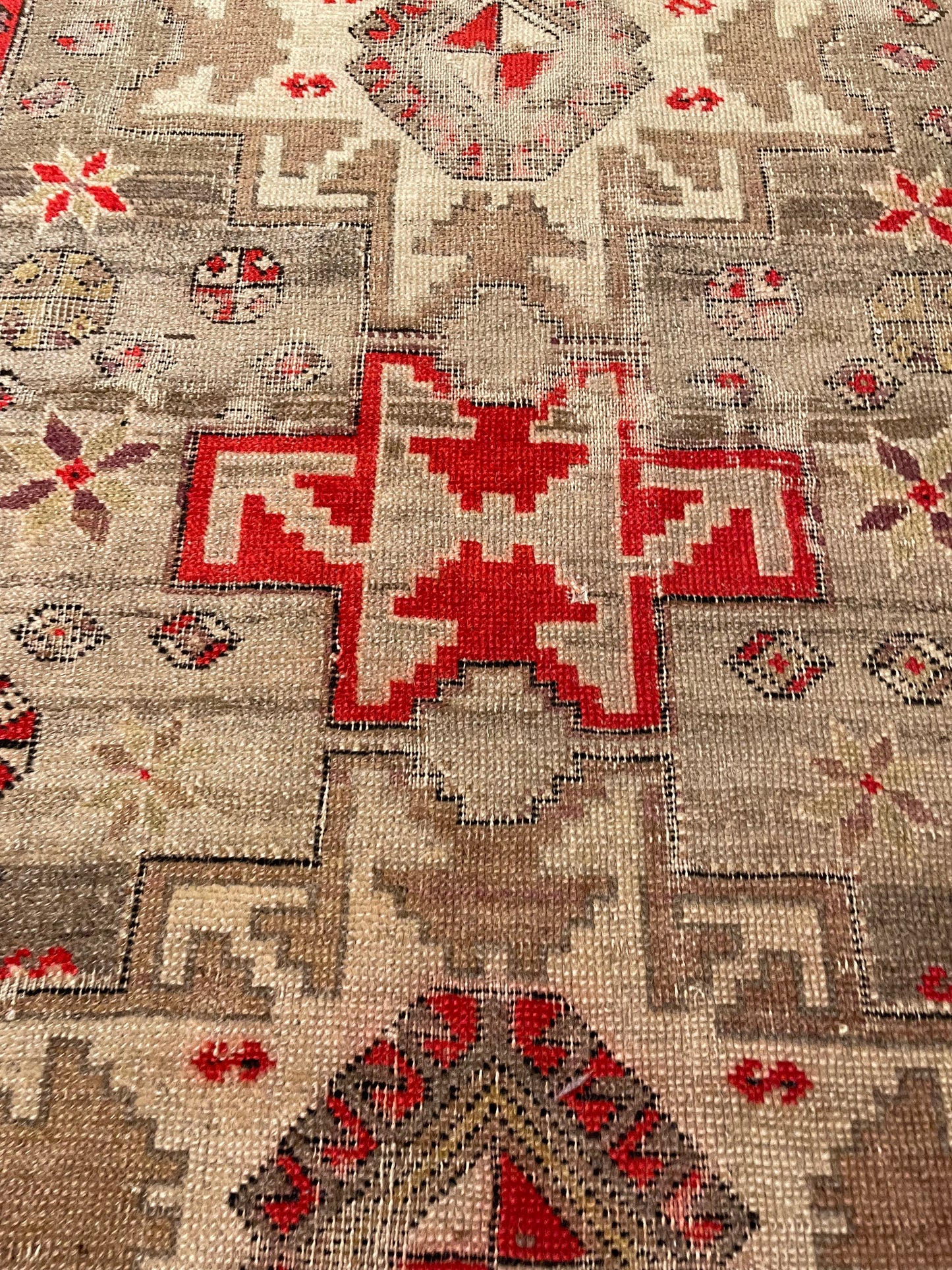 Hand-Knotted Wool Rug Armenian Shirvan 3' x 5'