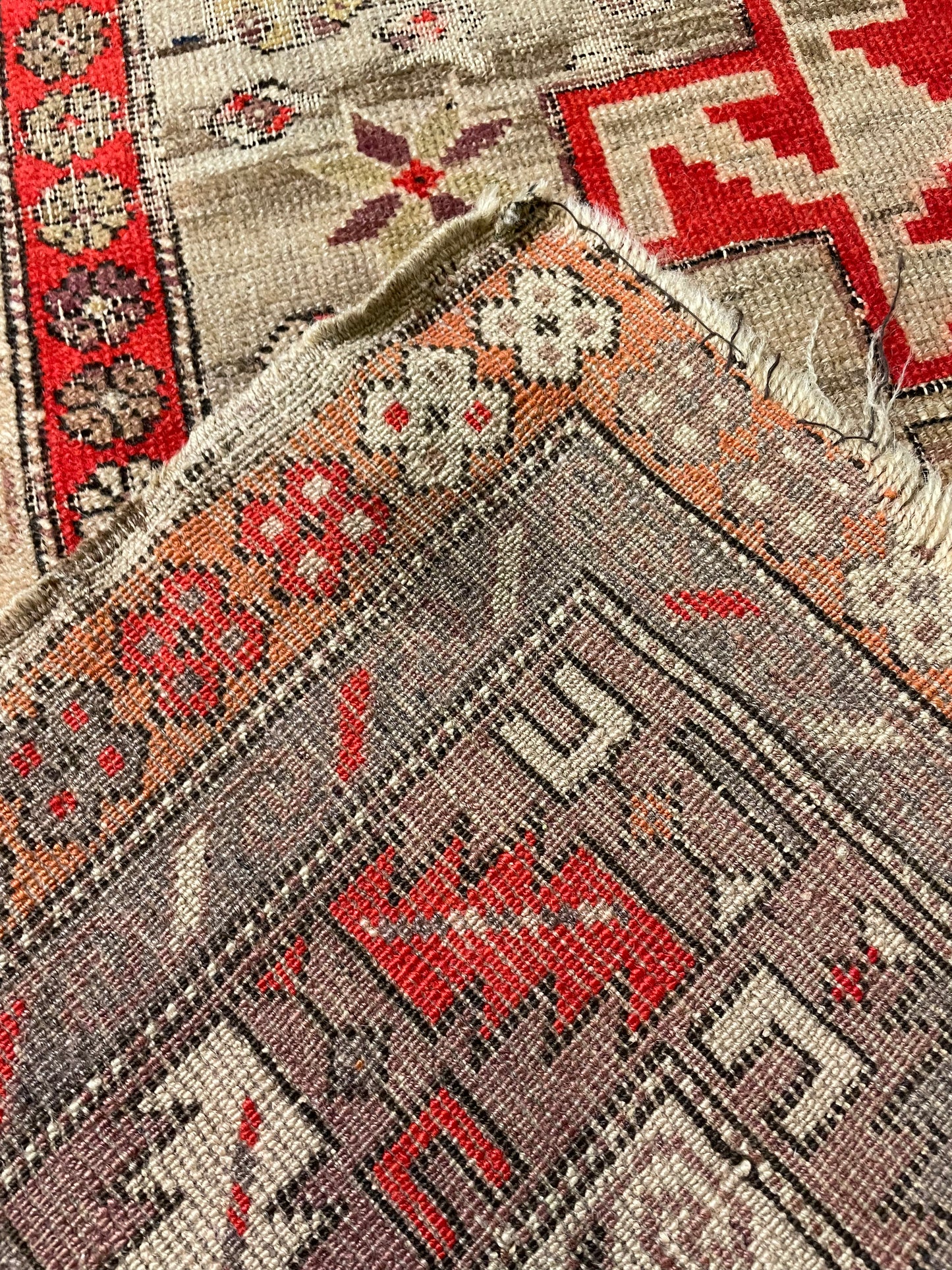 Hand-Knotted Wool Rug Armenian Shirvan 3' x 5'