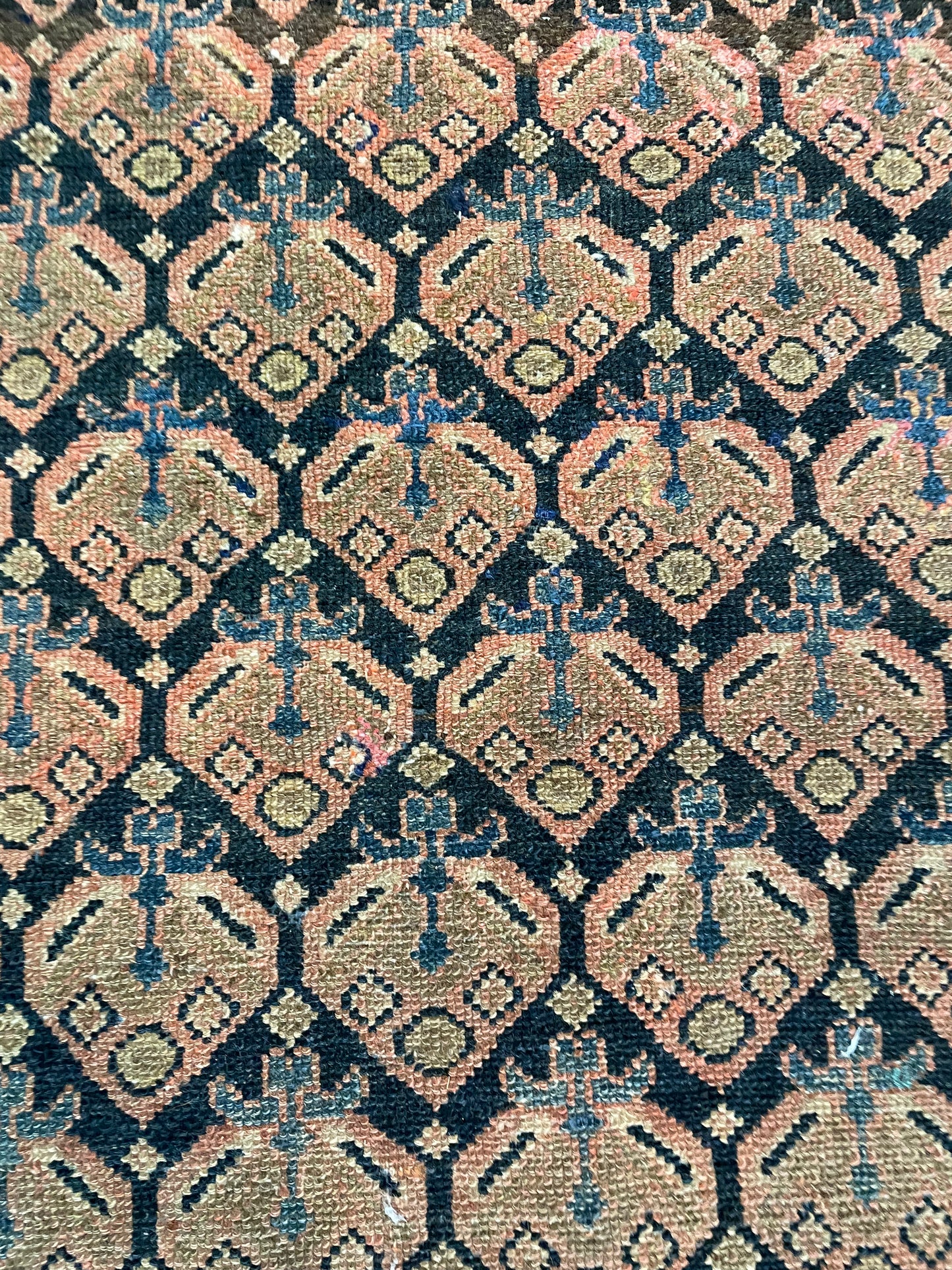 Antique Hand-Knotted Wool Rug Malayer 4' x 6'5"