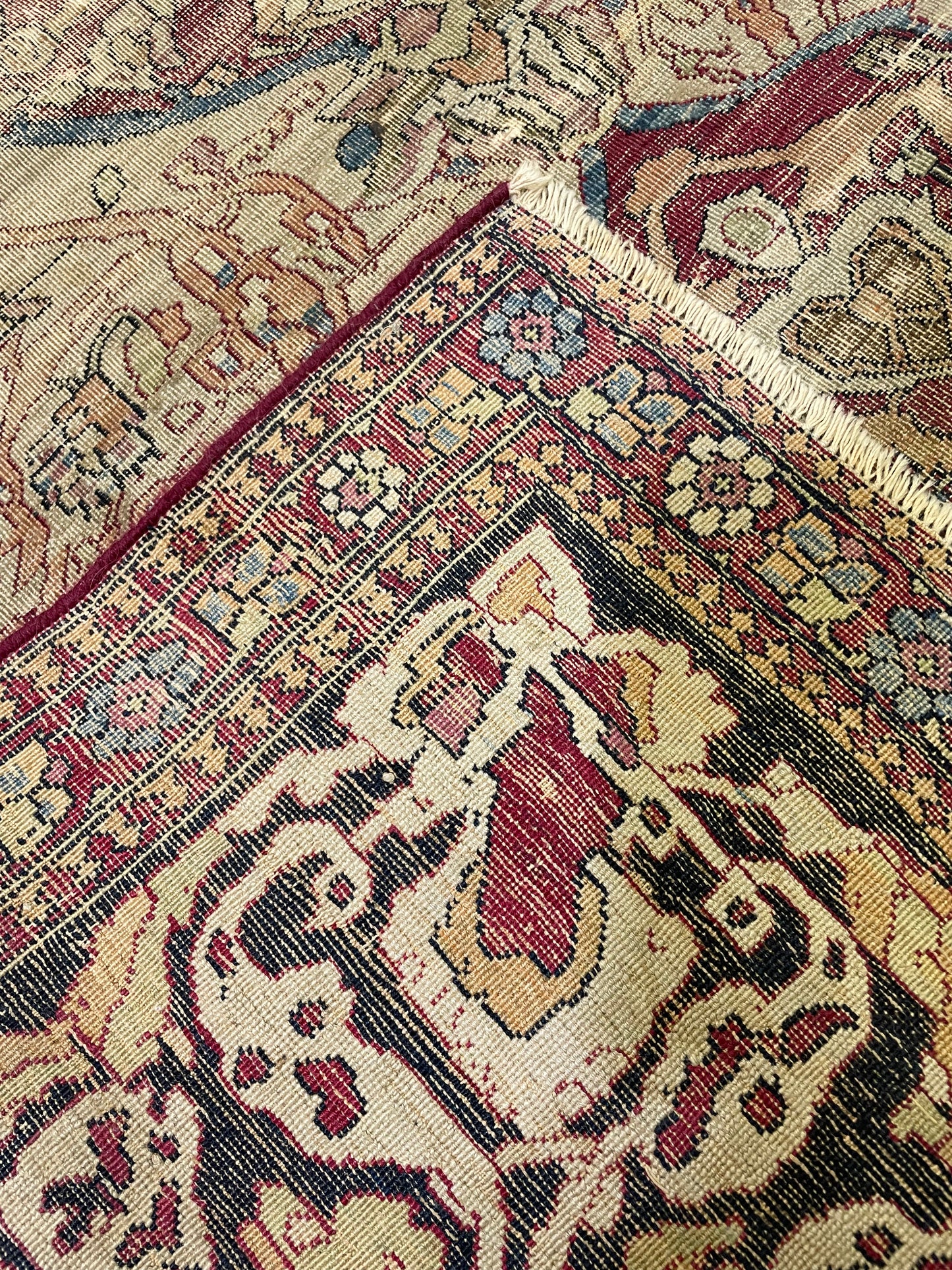 Hand-Knotted Wool Rug Tehran 4'5" x 6'7"
