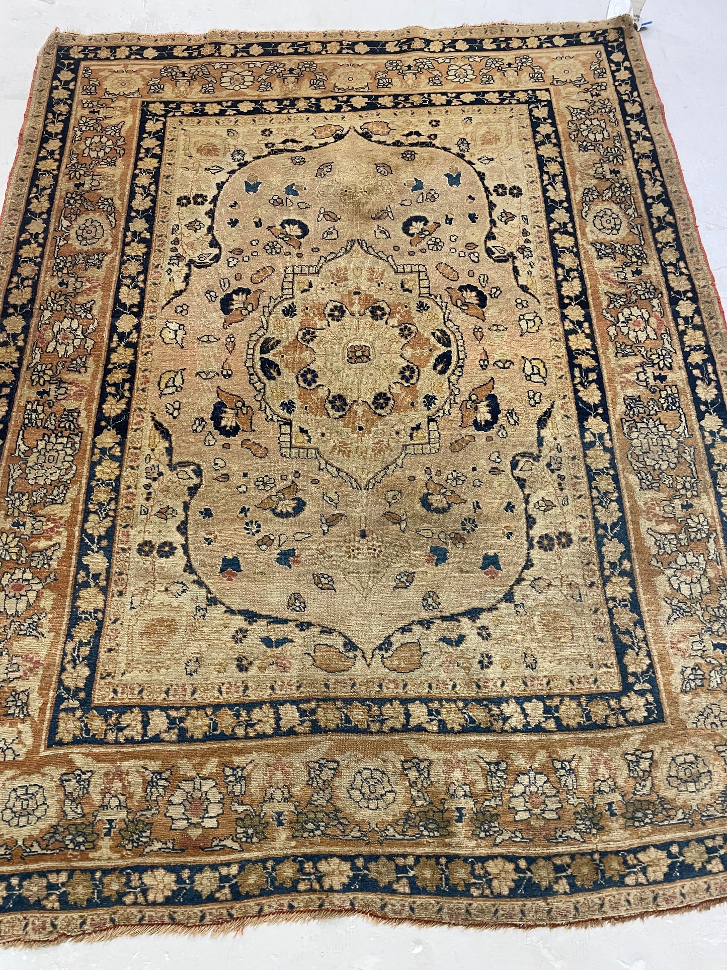 Hand-Knotted Wool Rug Haji Jalili 3'10" x 5'