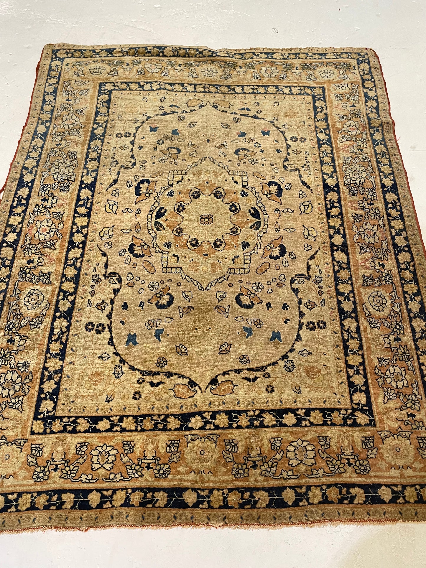 Hand-Knotted Wool Rug Haji Jalili 3'10" x 5'