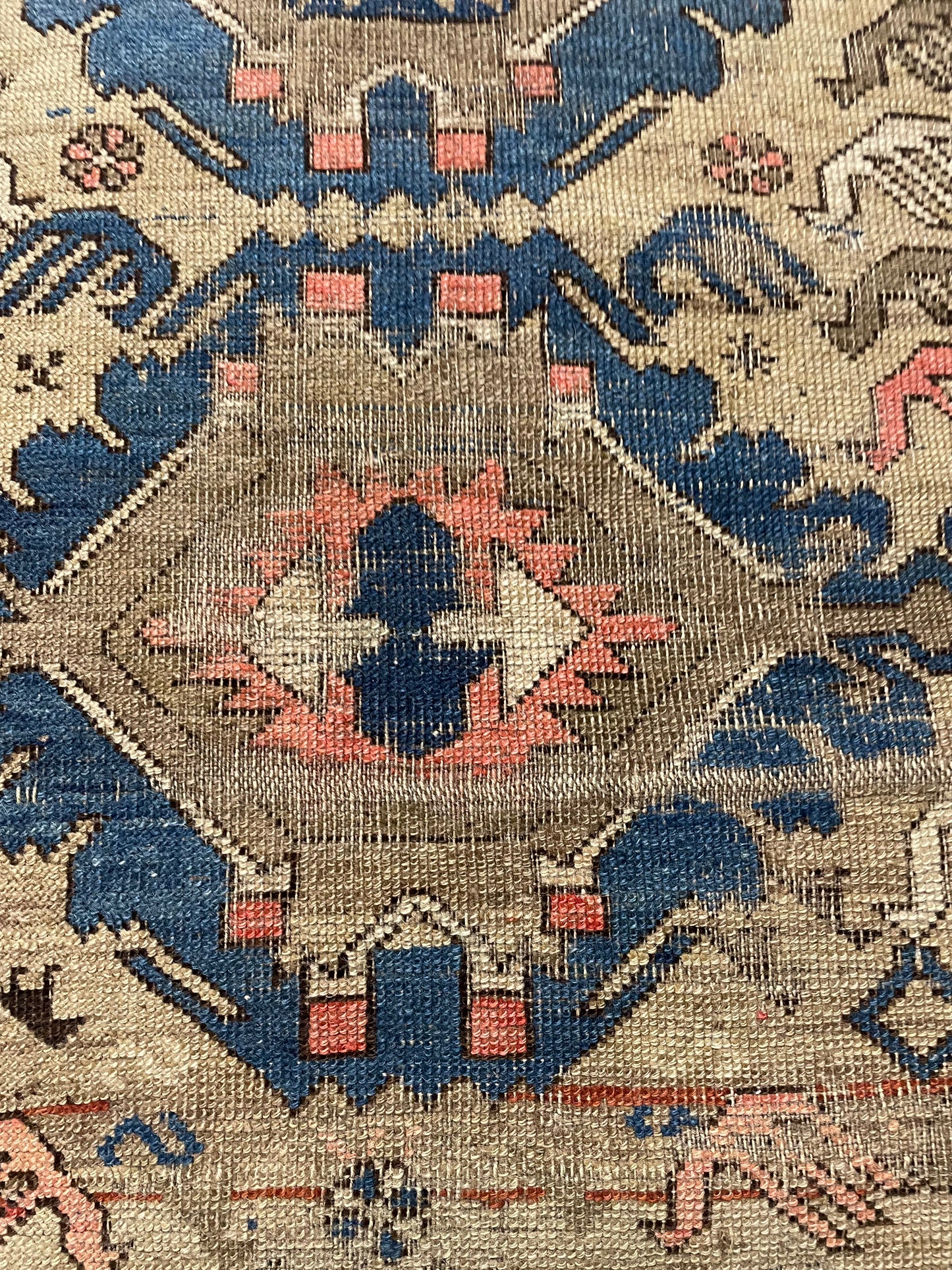 Hand-Knotted Wool Rug Armenian Shirvan 3'3" x 5'1"
