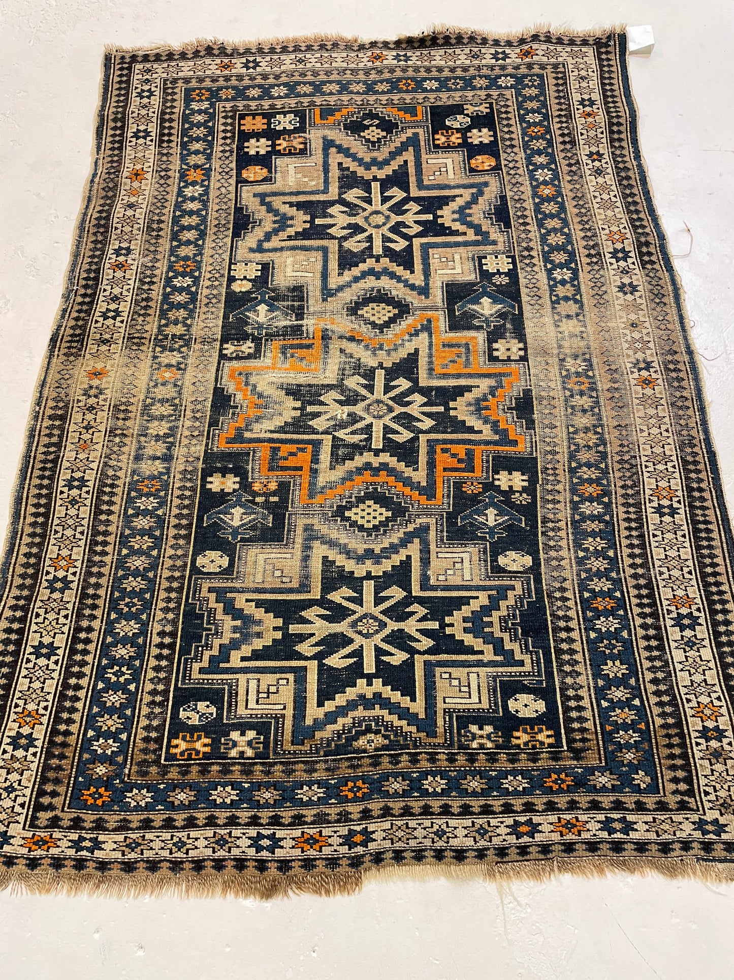 Hand-Knotted Wool Rug Armenian Shirvan 3' x 5'