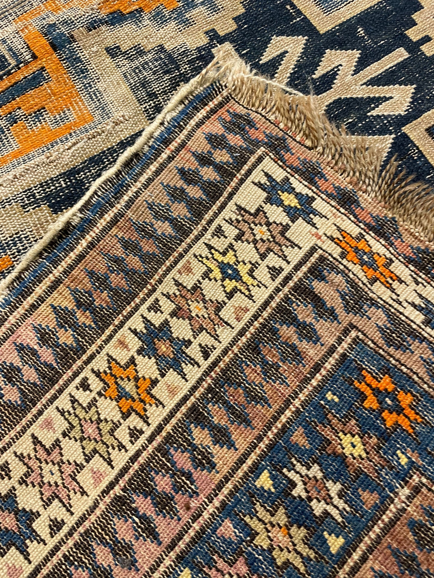 Hand-Knotted Wool Rug Armenian Shirvan 3' x 5'