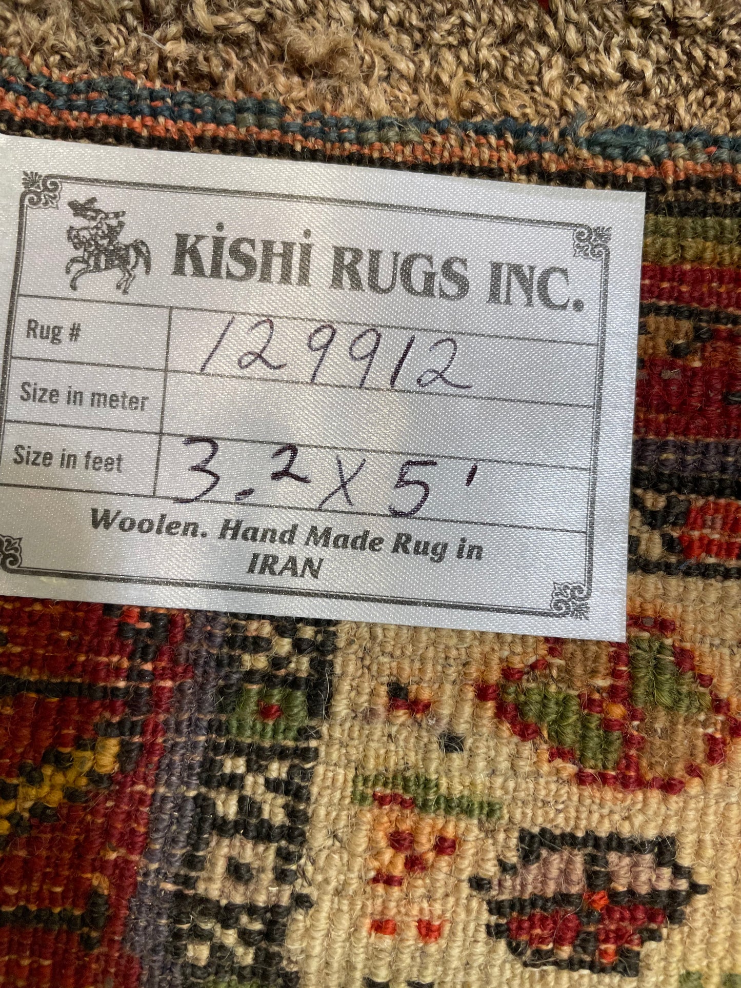 Hand-Knotted Wool Rug Armenian Shirvan 3'2" x 5'1"