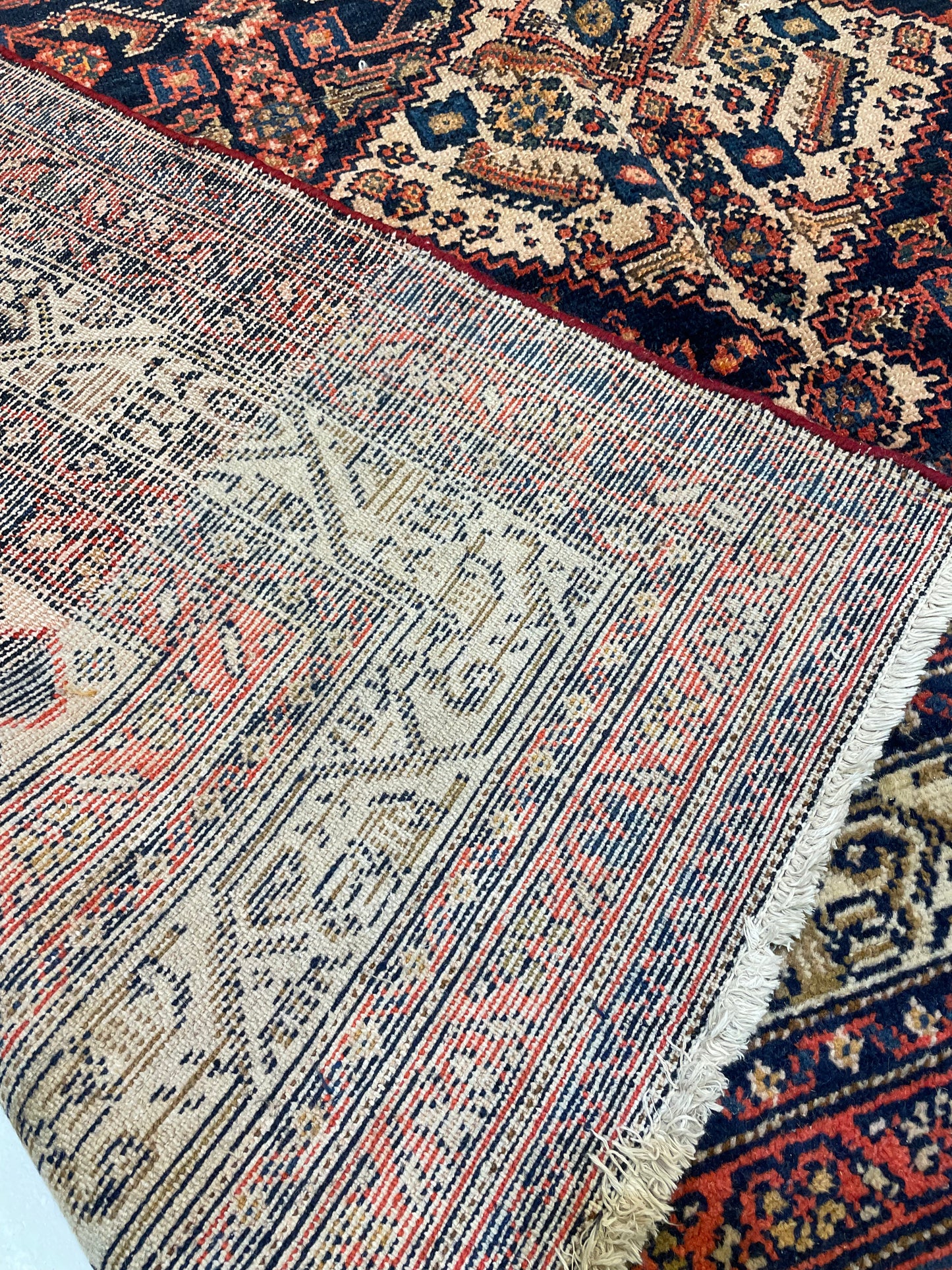 Hand-Knotted Wool Rug Turkish Oushak 7'1" x 9'1"