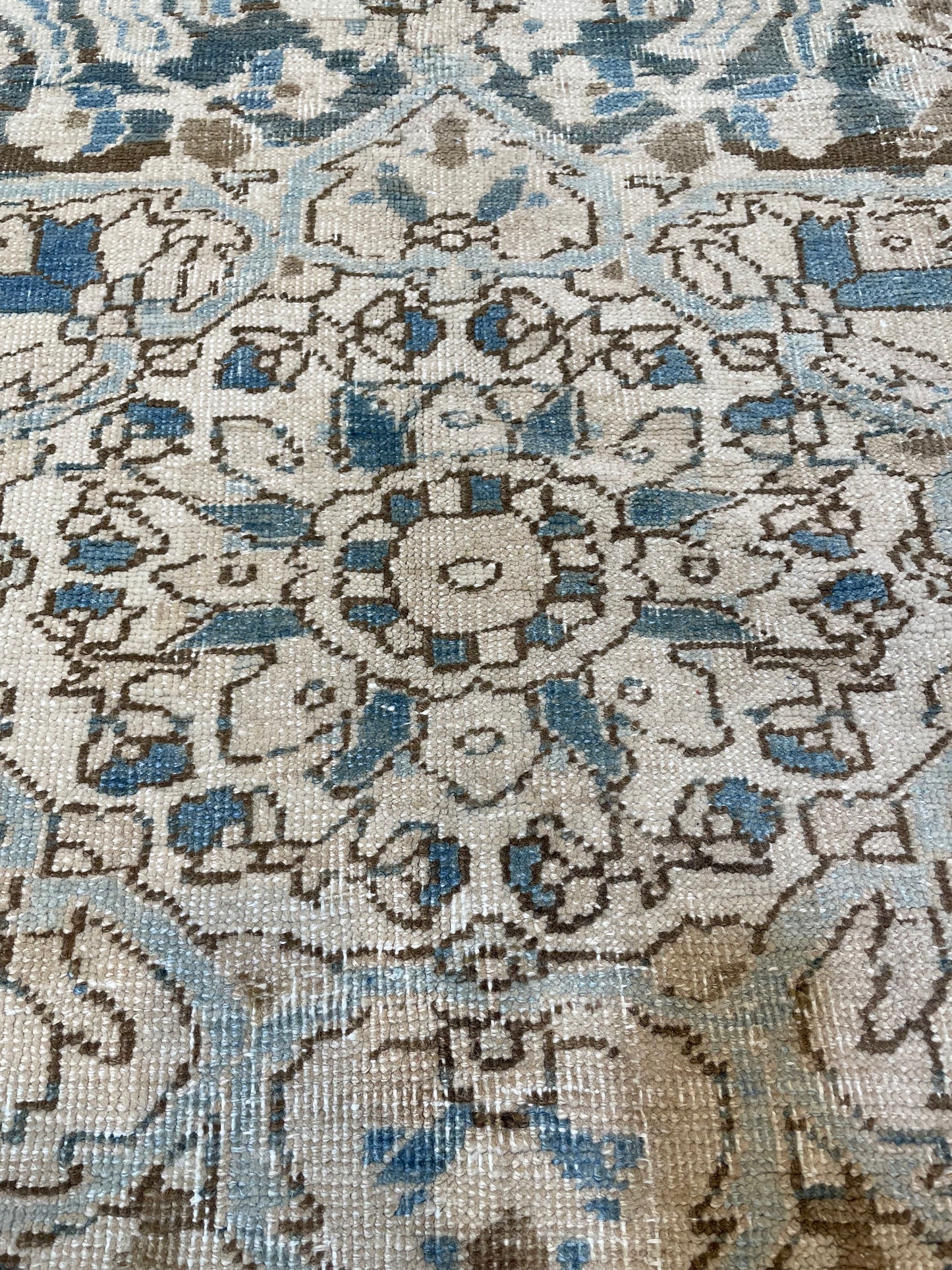 Hand-Knotted Wool Rug Turkish Oushak 10'3" x 13'6"