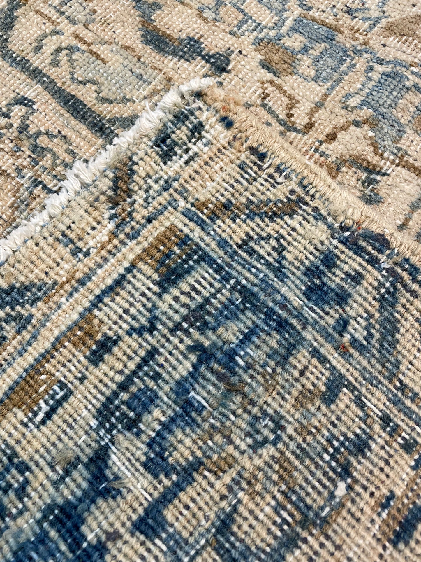 Hand-Knotted Wool Rug Turkish Oushak 10'3" x 13'6"