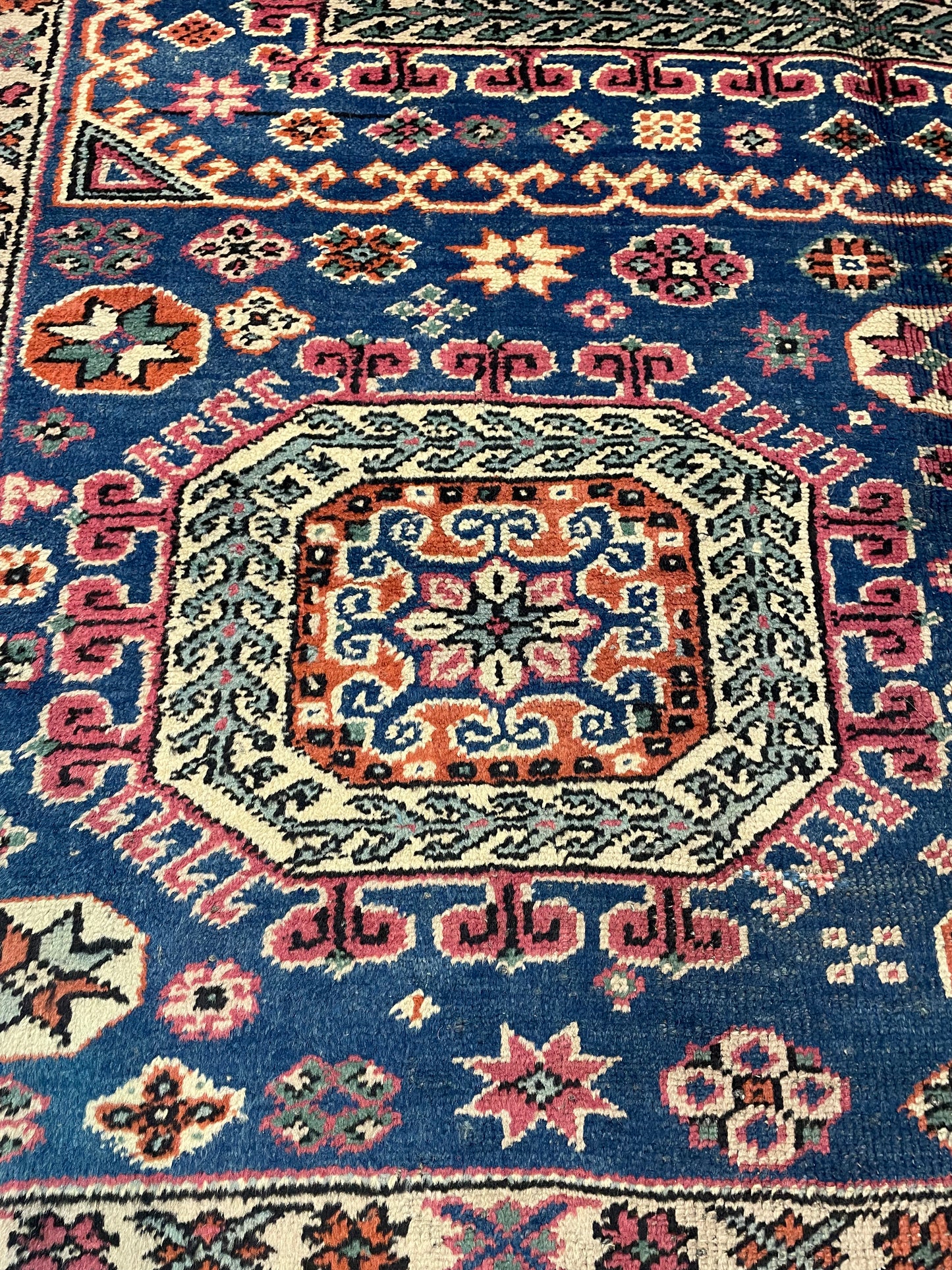 Hand-Knotted Wool Rug Turkish Oushak 5'10" x 7'10"
