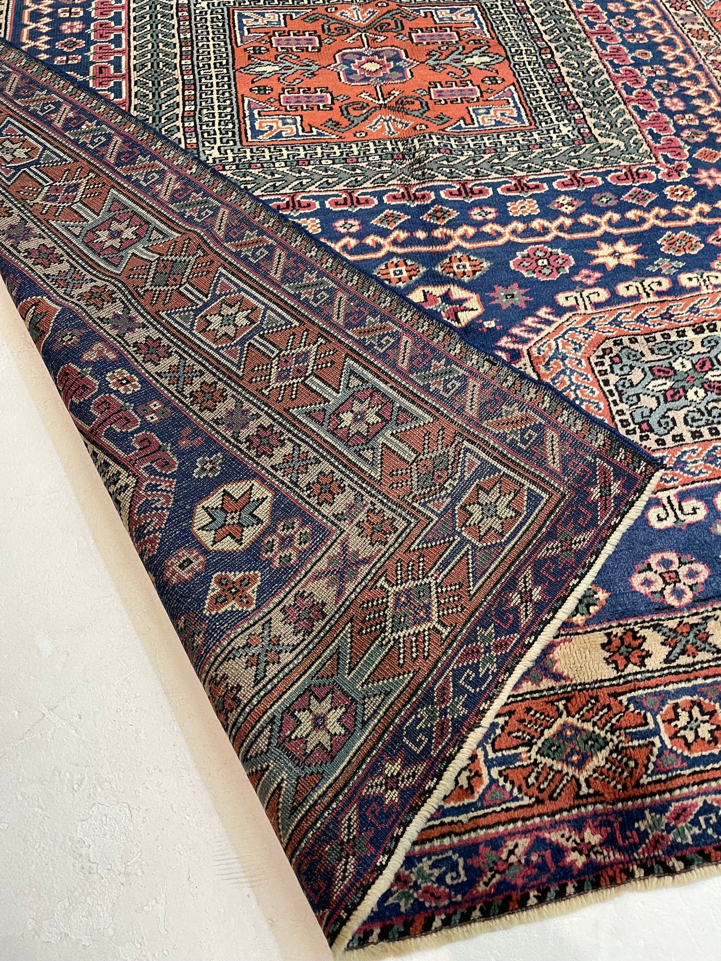 Hand-Knotted Wool Rug Turkish Oushak 5'10" x 7'10"