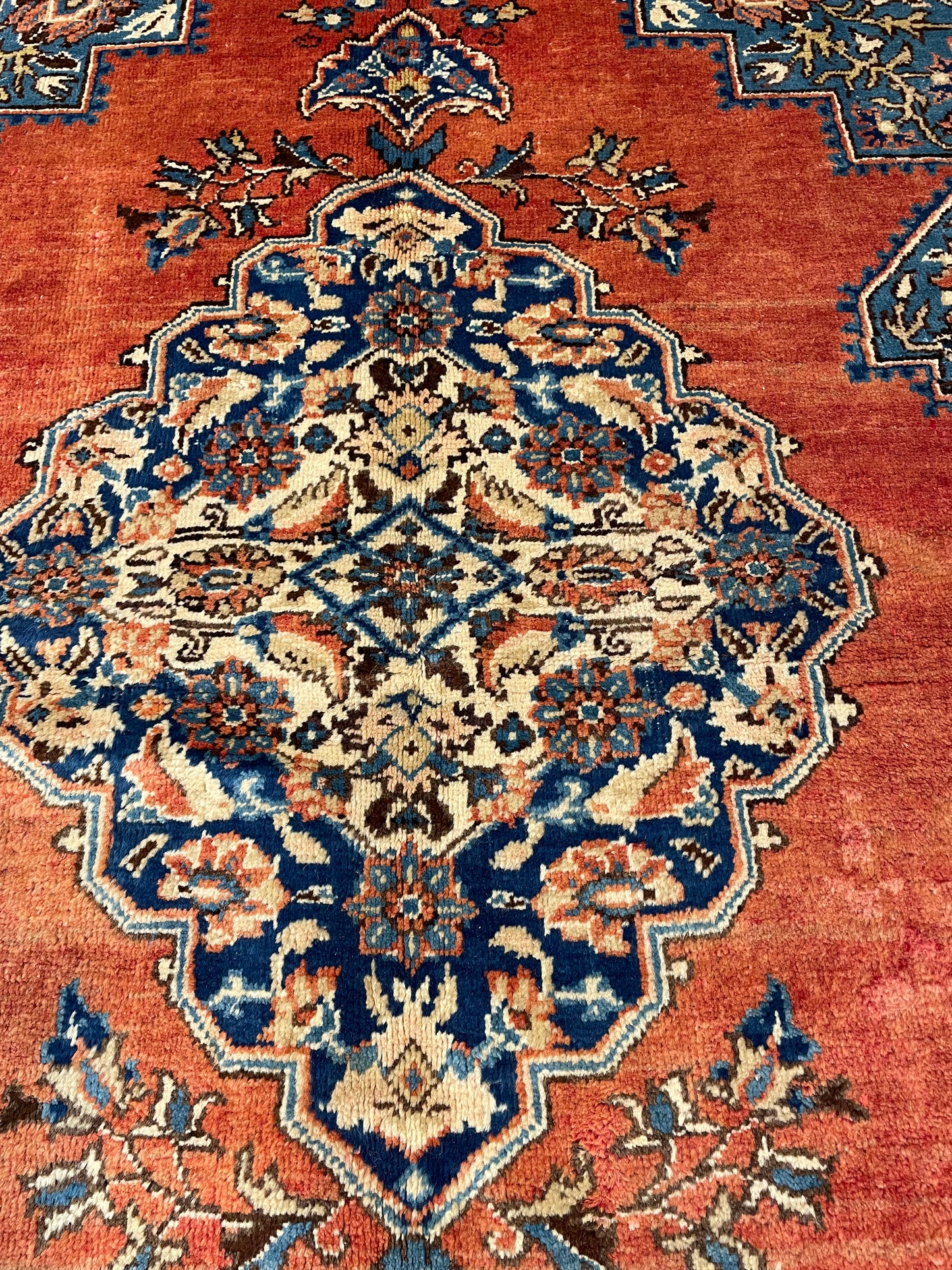 Hand-Knotted Wool Rug Persian Vis 5'5" x 7'6"
