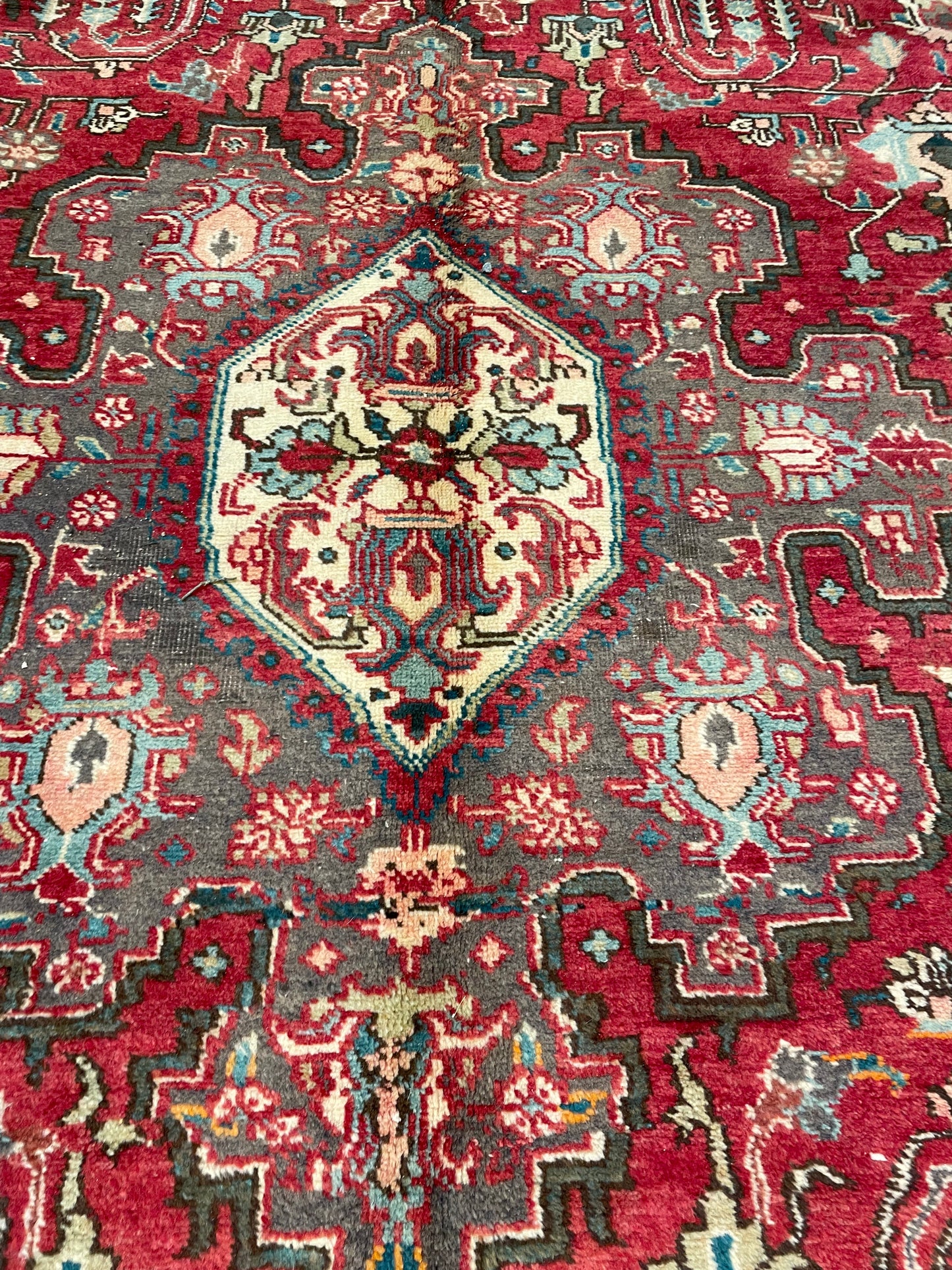 Hand-Knotted Wool Rug Tabriz Khoy 6'7" x 9'9"