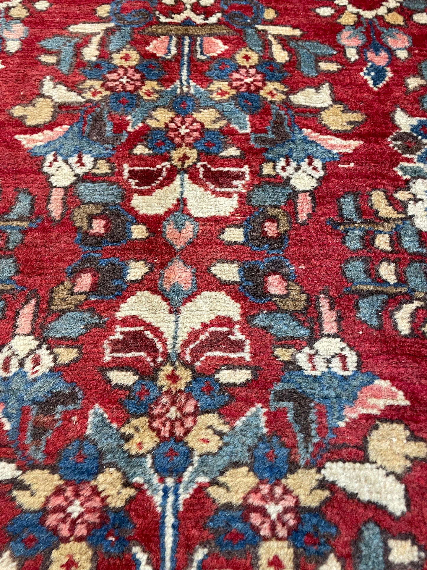 Hand-Knotted Wool Gallery Size Hamedan Borchaloo 5'2" x 15'6"