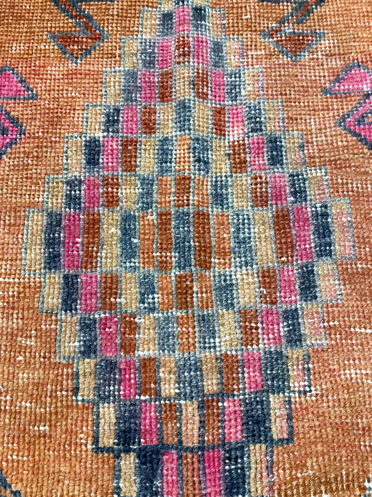 Hand-Knotted Wool Gallery Size Turkish Oushak 6'3" x 13'10"