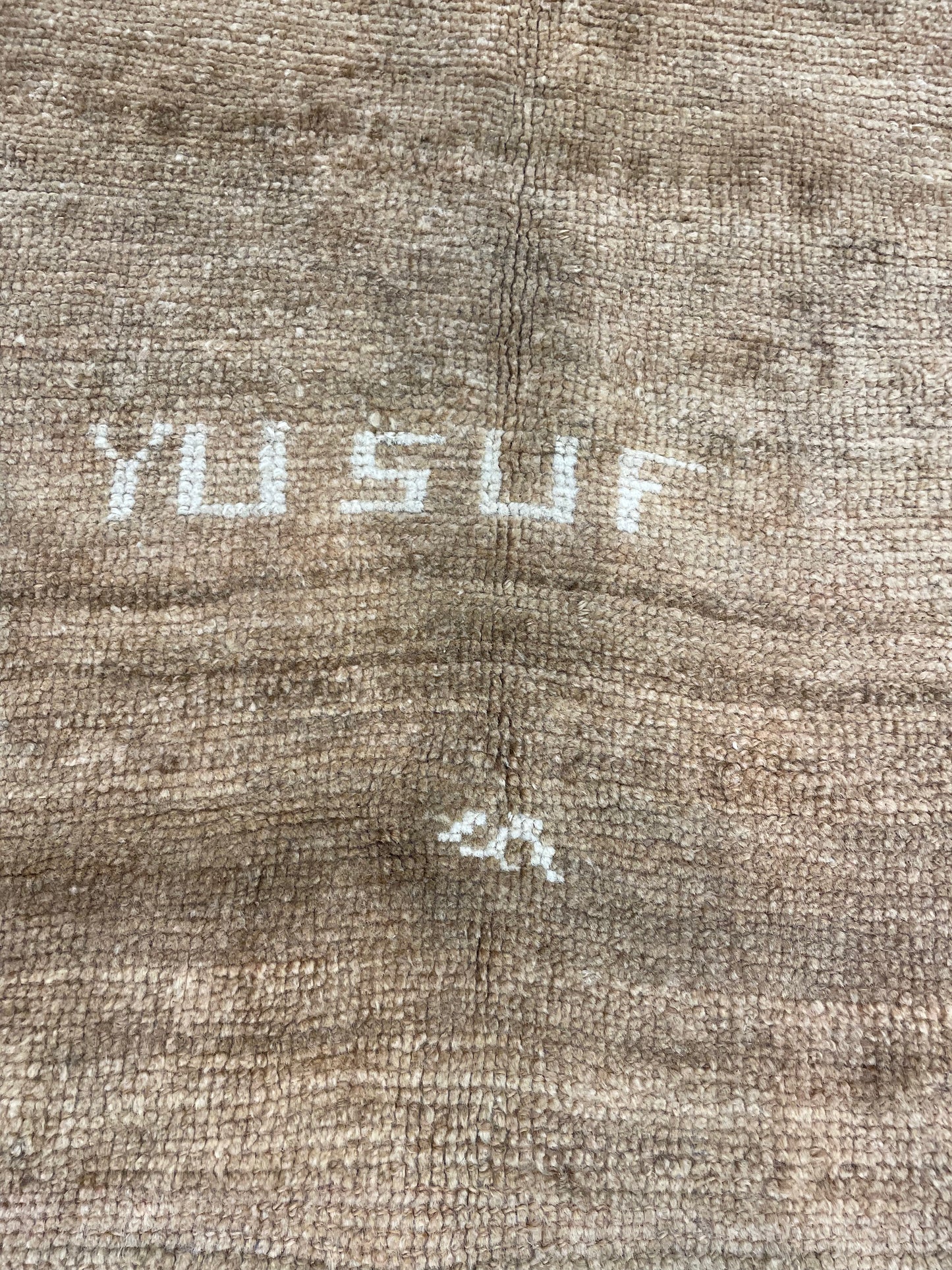Hand-Knotted Wool Rug Turkish Oushak 6'8" x 9'5"