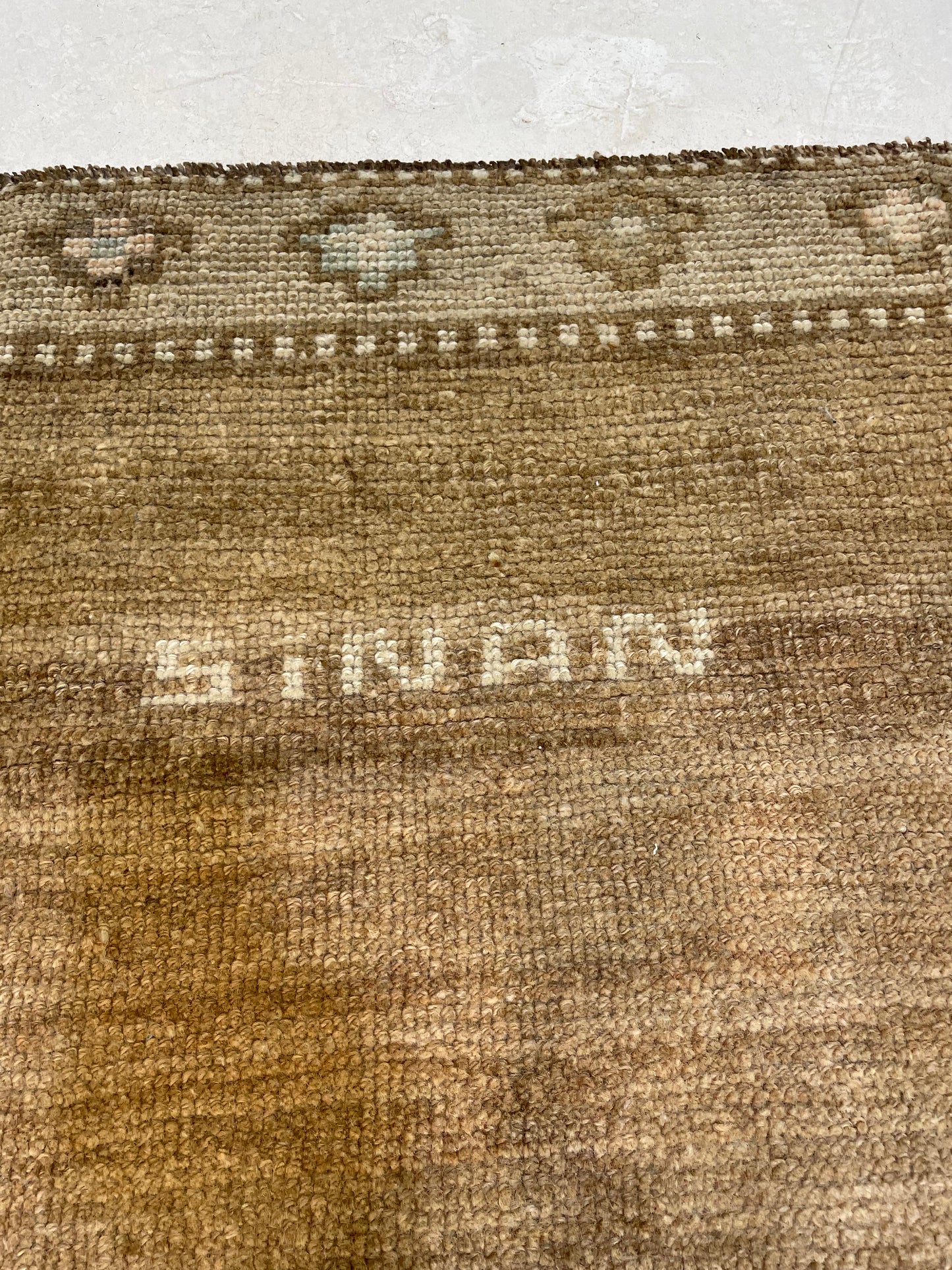 Hand-Knotted Wool Rug Turkish Oushak 6'8" x 9'5"