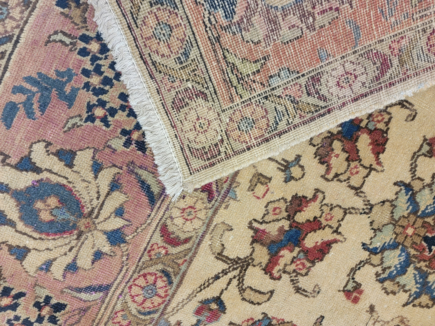 Hand-Knotted Wool Rug Tabriz 9'6" x 12'3"