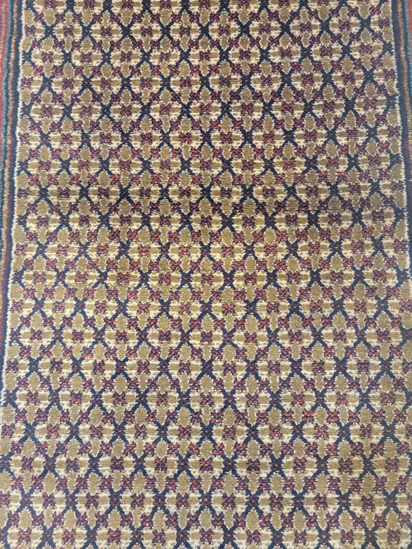 Hand-Knotted Wool Runner Gallery Size Hamedan 3'6" x 9'3"