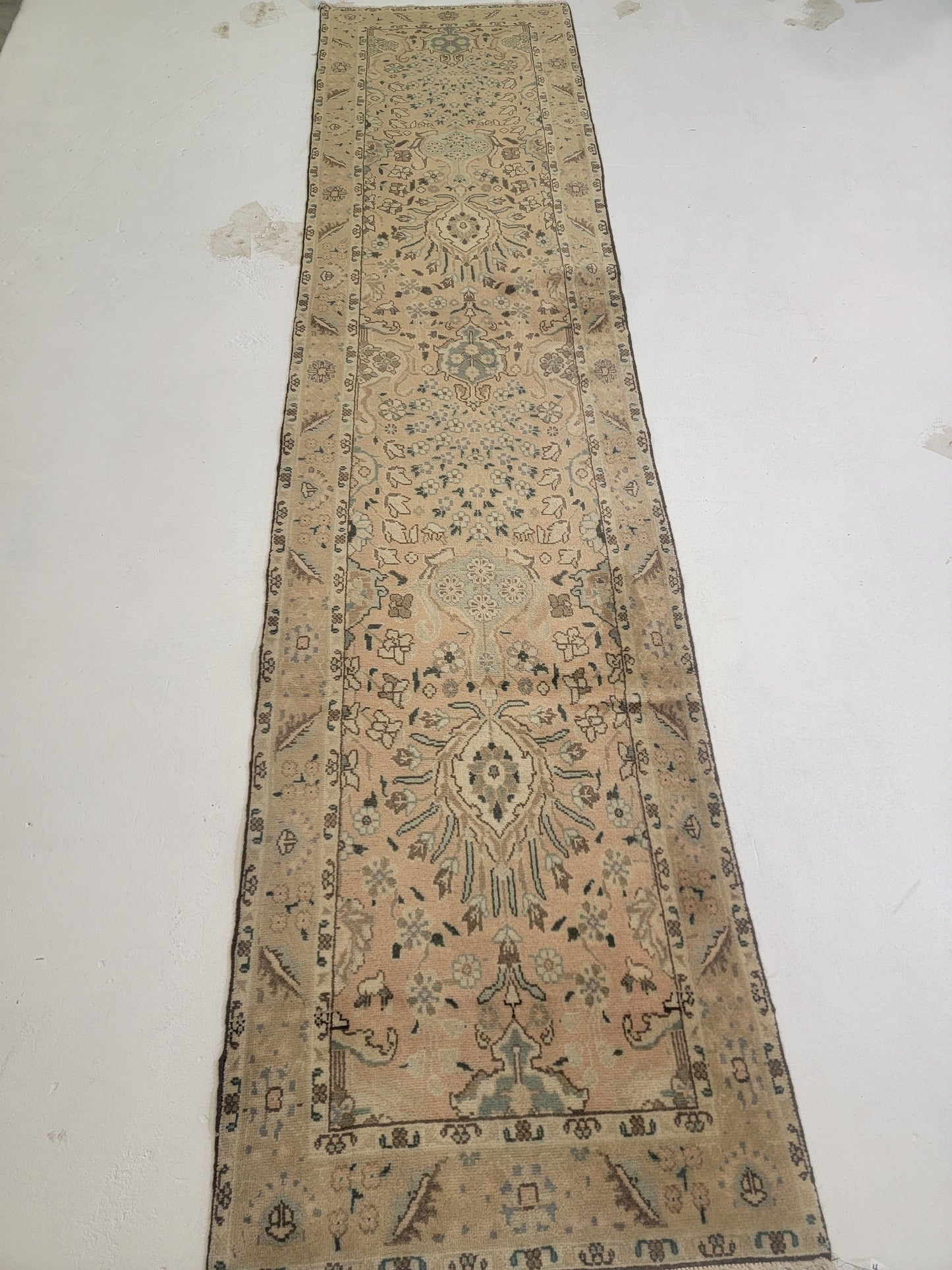 Hand-Knotted Wool Runner  2'8" x 11'6"
