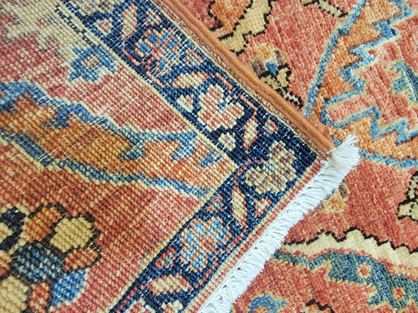 Hand-Knotted Wool Runner Heriz 2'3" x 5'10"