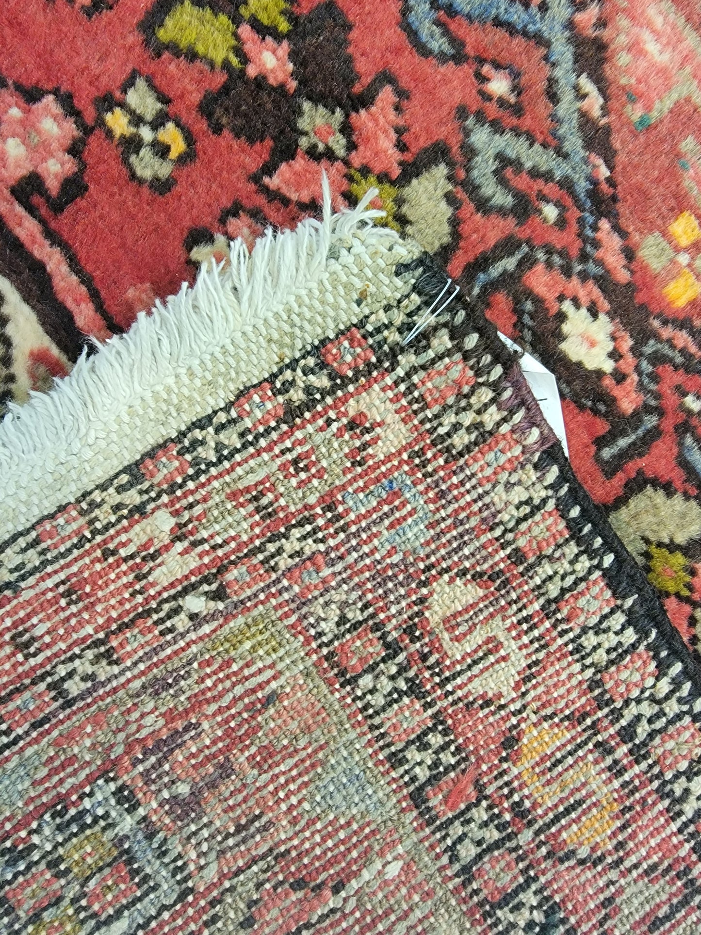 Hand-Knotted Wool Gallery Size Heriz Karajeh 2'9" x 13'