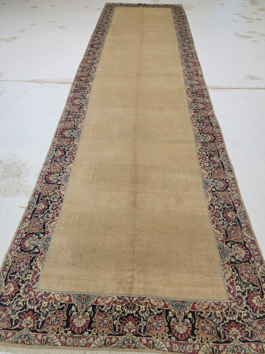 Hand-Knotted Wool Gallery Size Kerman 4'9" x 17'7"