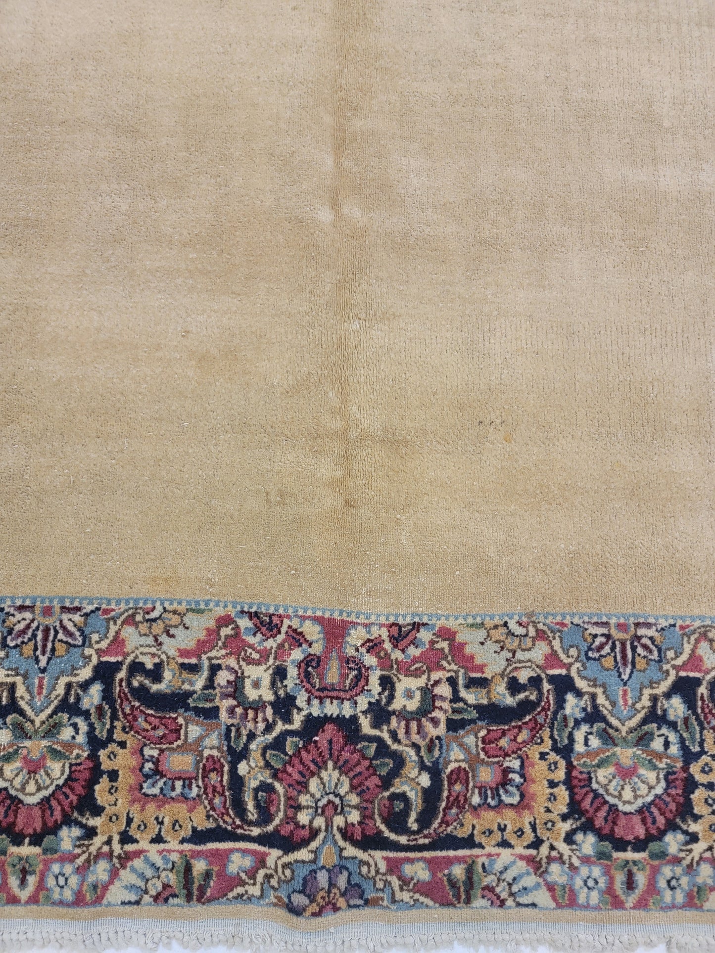 Hand-Knotted Wool Gallery Size Kerman 4'9" x 17'7"