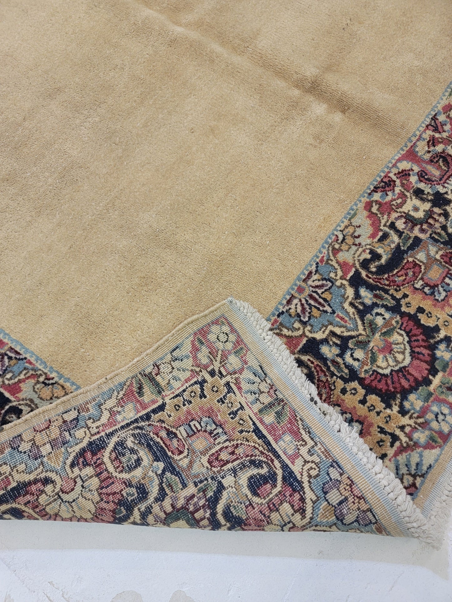 Hand-Knotted Wool Gallery Size Kerman 4'9" x 17'7"