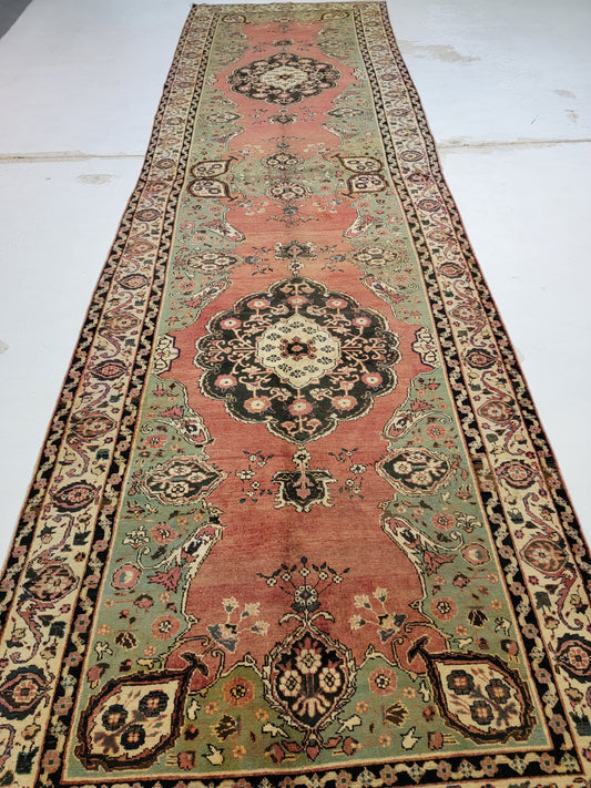 Hand-Knotted Wool Gallery Size Khalkhal 5'6" x 19'5"