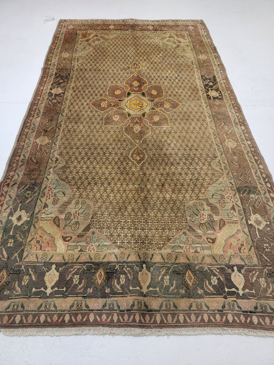Hand-Knotted Wool Gallery Size Hamedan 5'3" x 9'6"