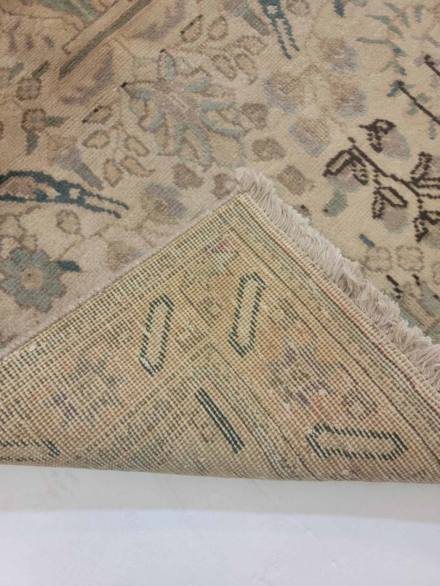Hand-Knotted Wool Rug Tabriz 3' x 5'
