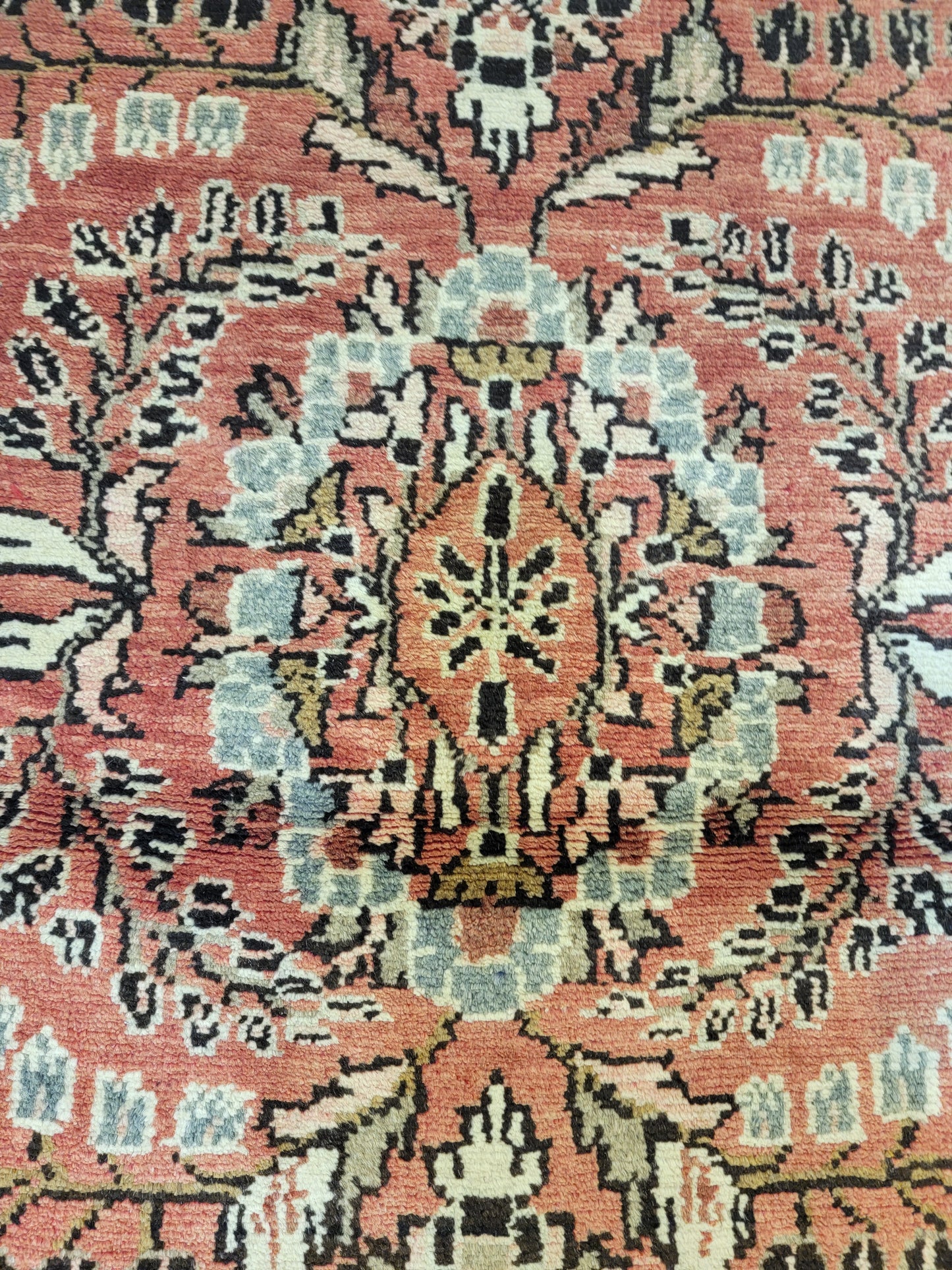 Antique Hand-Knotted Wool Runner Hamedan Rudbar 2'10" x 13'4"